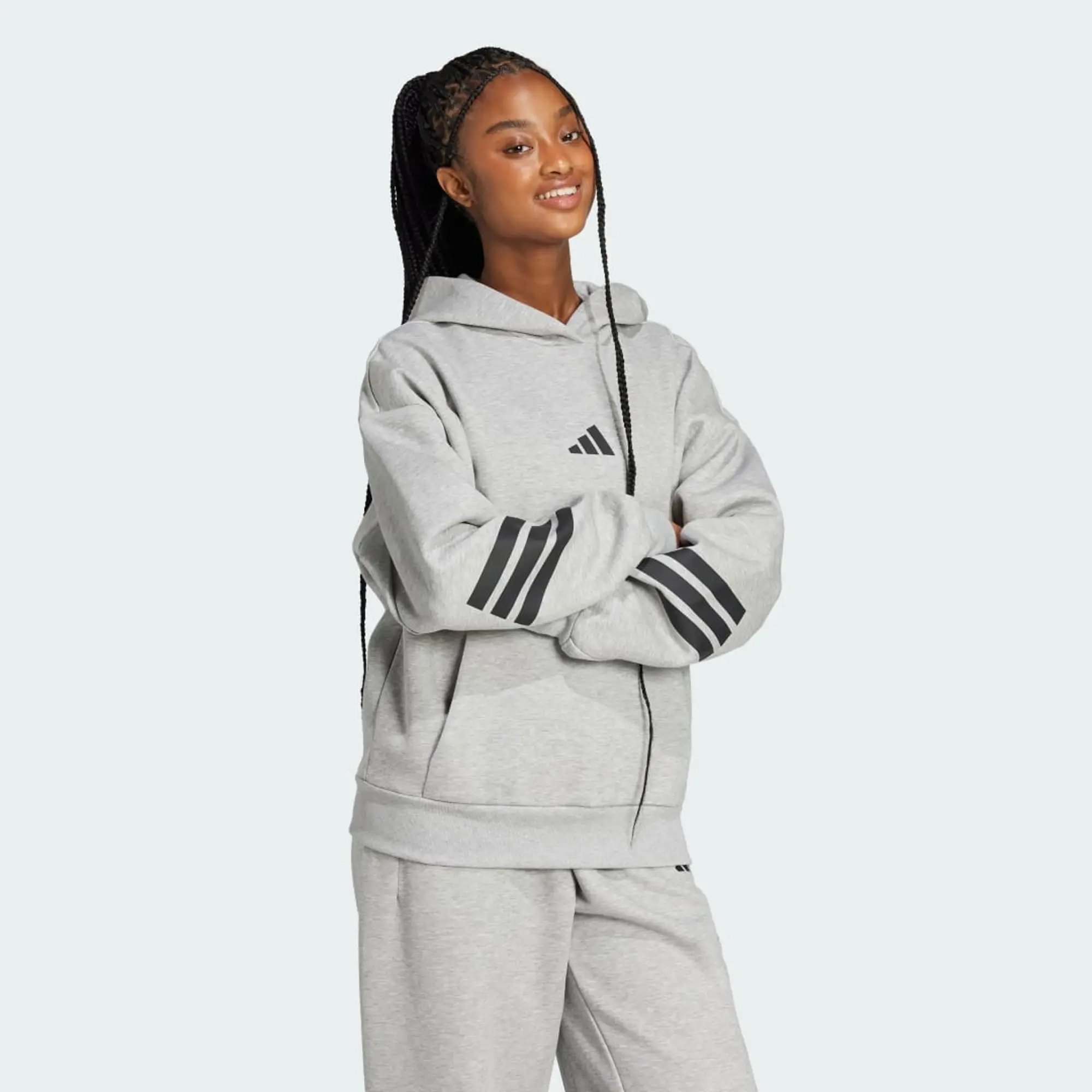 adidas Women Future Icons 3 Stripes Hoodie