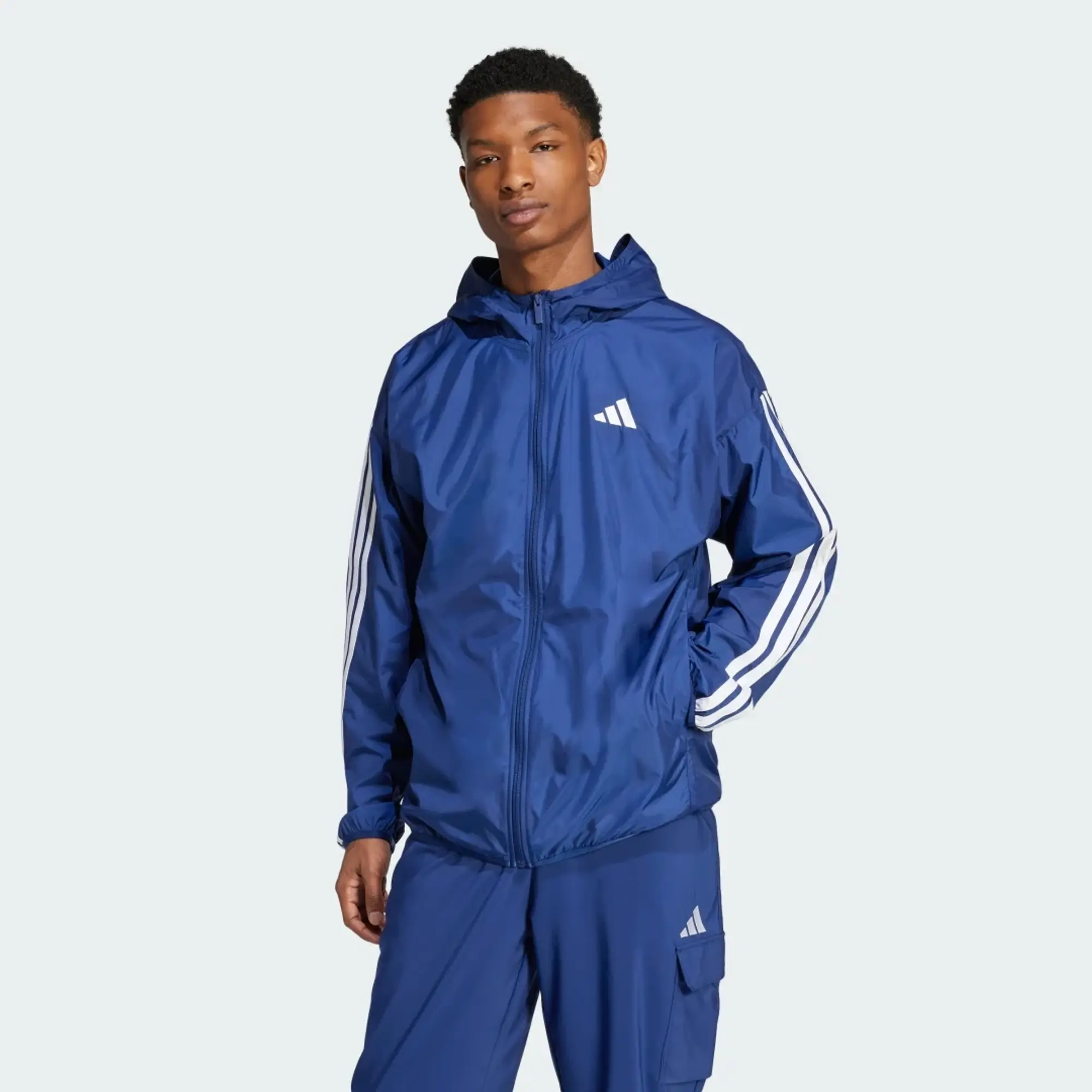 adidas Men Essentials 3 Stripes Windbreaker