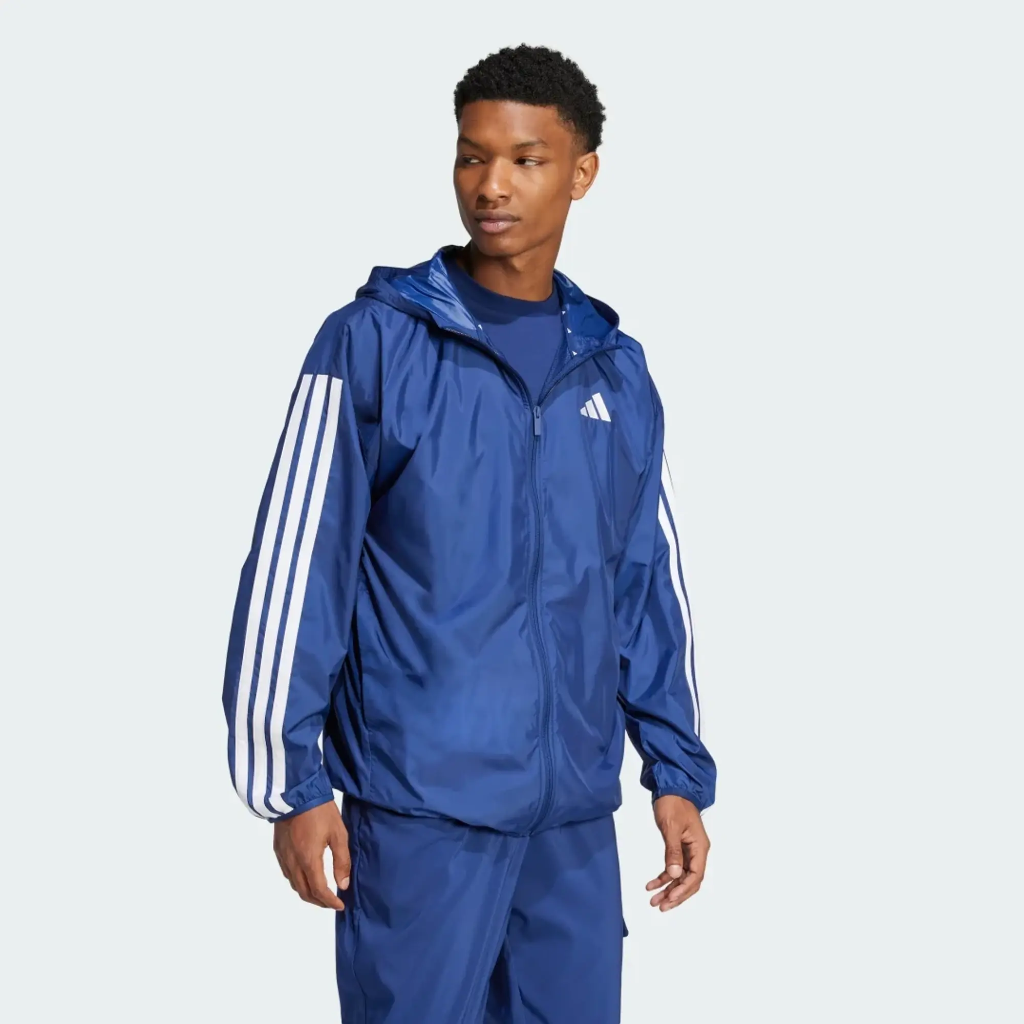 adidas Men Essentials 3 Stripes Windbreaker