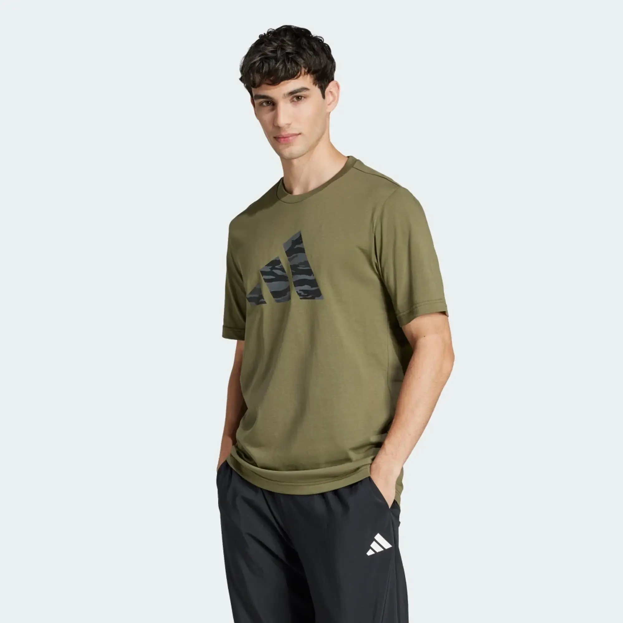 Adidas Codes Camo Graphic Short Sleeve T-shirt