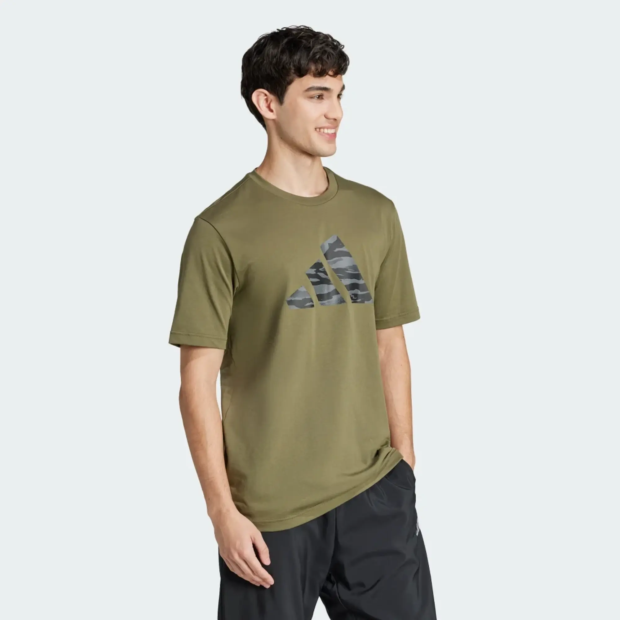 Adidas Codes Camo Graphic Short Sleeve T-shirt