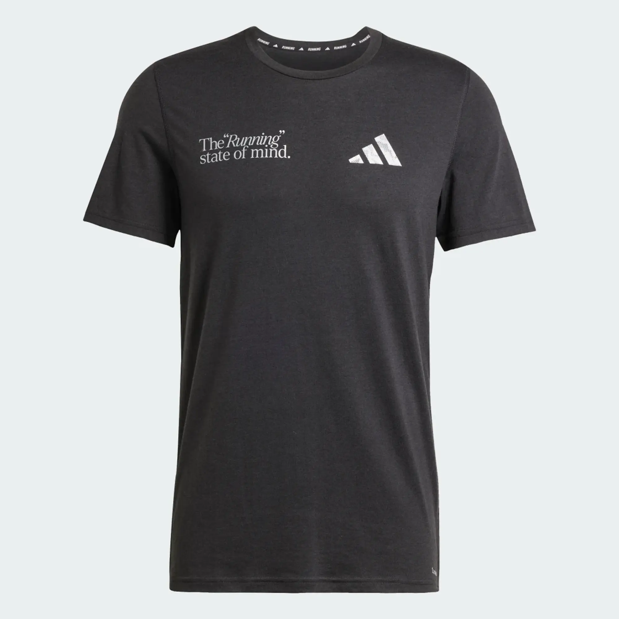 Adidas Performance Ultimate Metallic Graphic Tee In Black