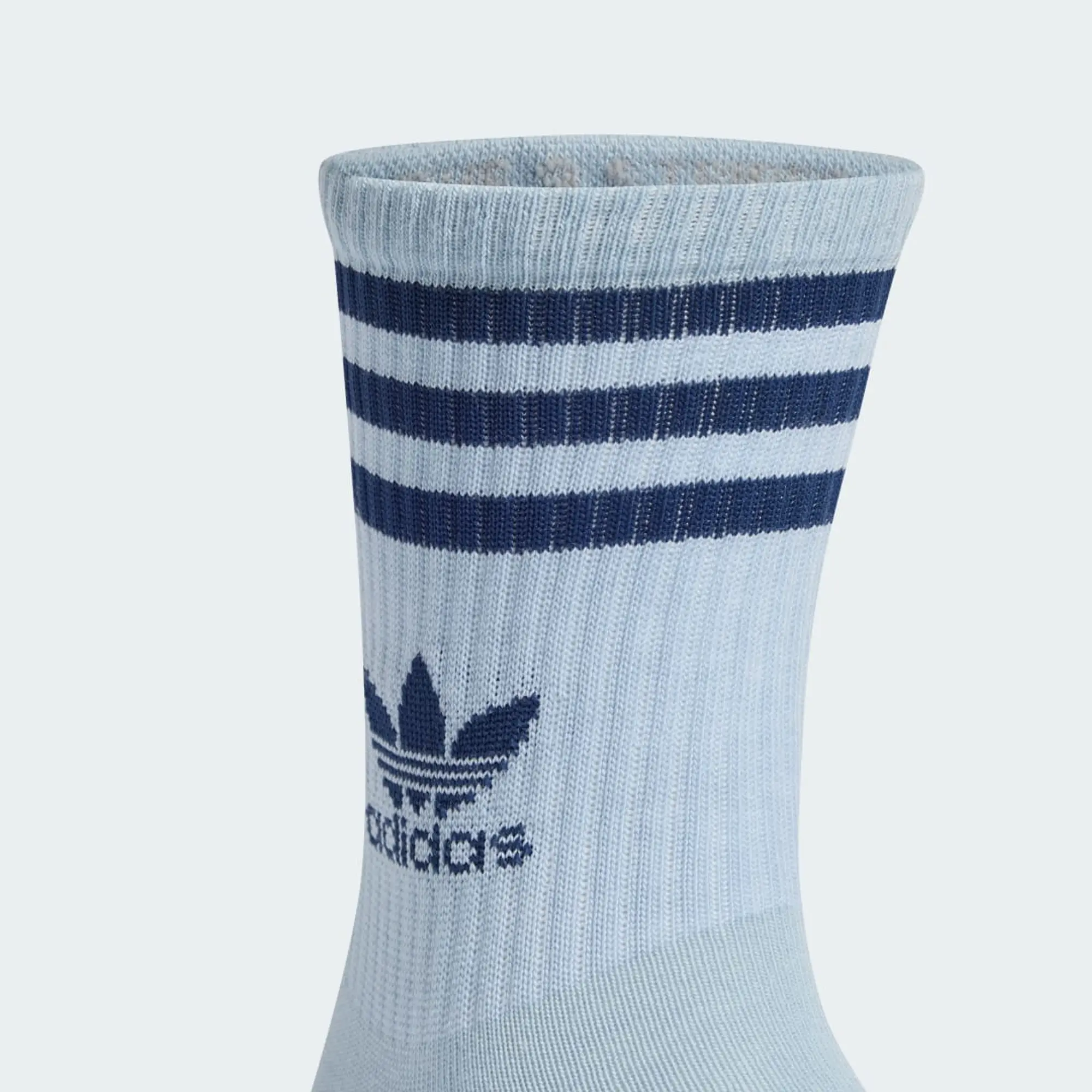 Adidas Originals 3 Stripes Crew Sock In Multi