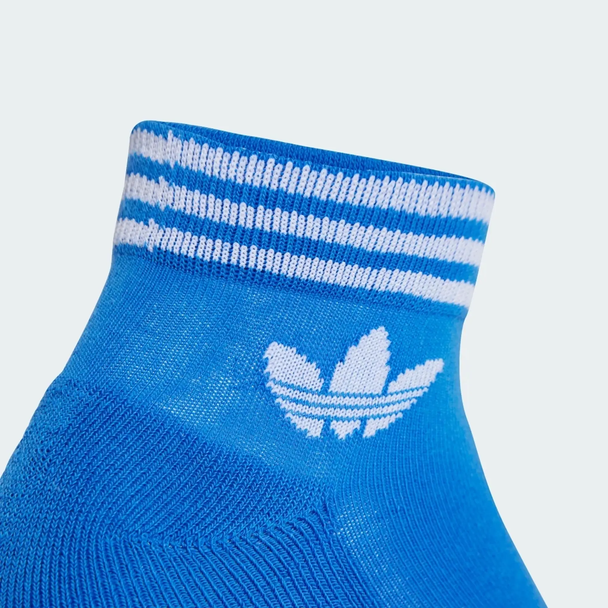 Adidas Trefoil Ankle Sock Half-Cushioned 3-Pack Black/ Blue/ White S