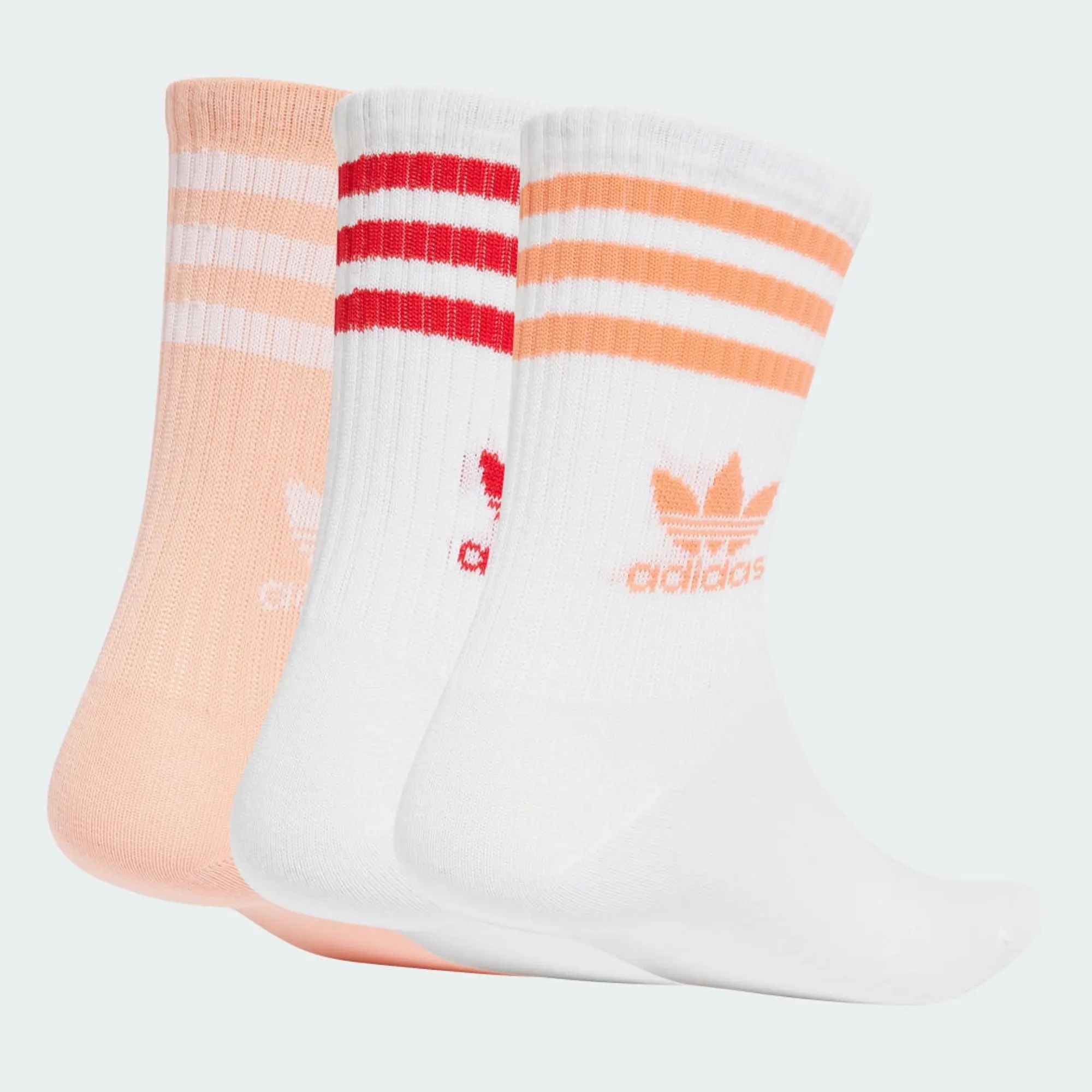 adidas Mid Cut Crew Socks 3 Pairs