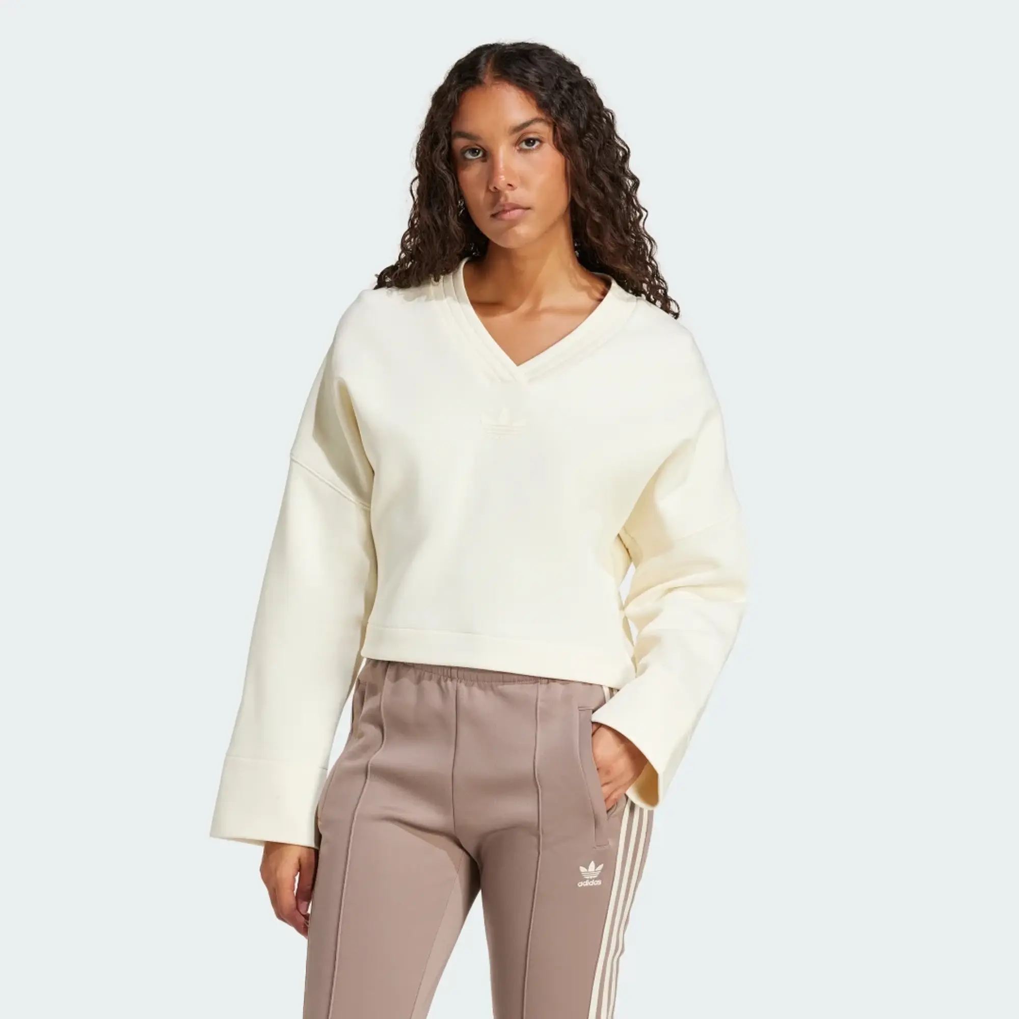 adidas Deep V-Neck Sweatshirt