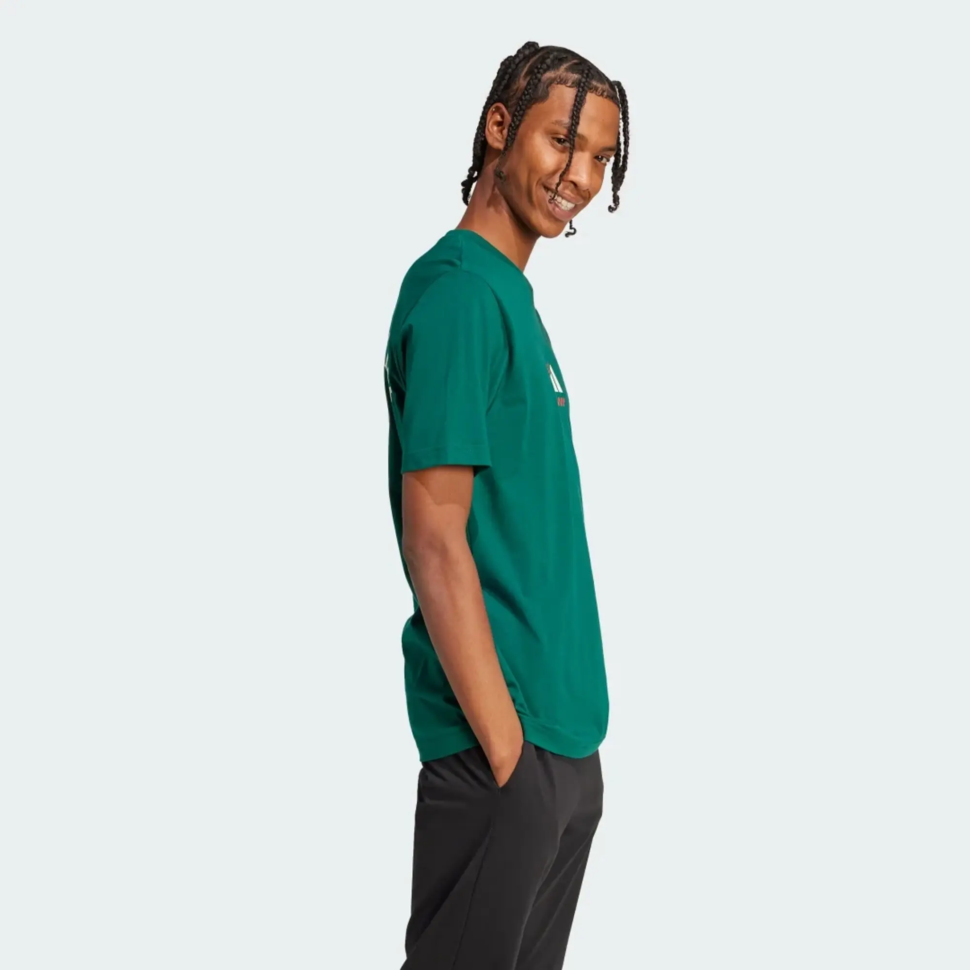 adidas Men Lounge Pizza Graphic Tee