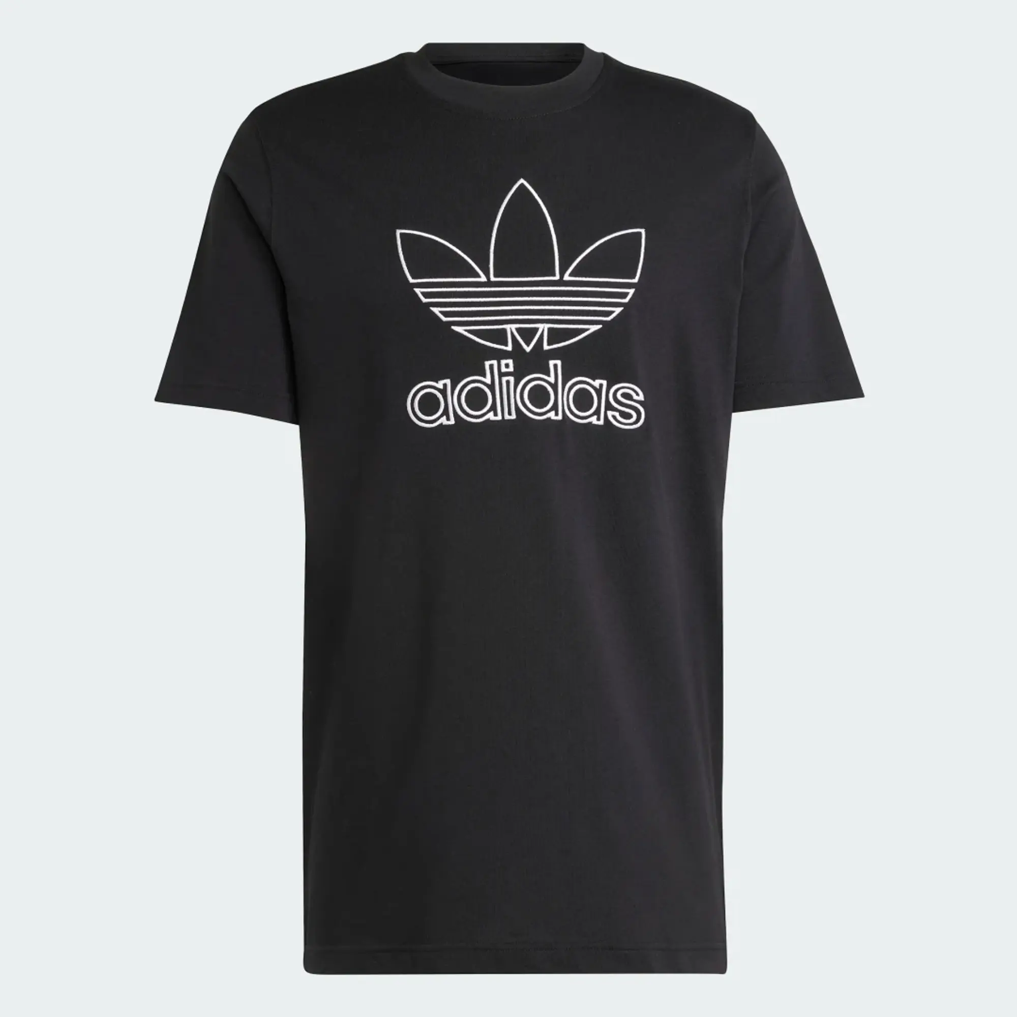 adidas Originals T-Shirt Adidas Adicolor Outline Trefoil Tee Black S