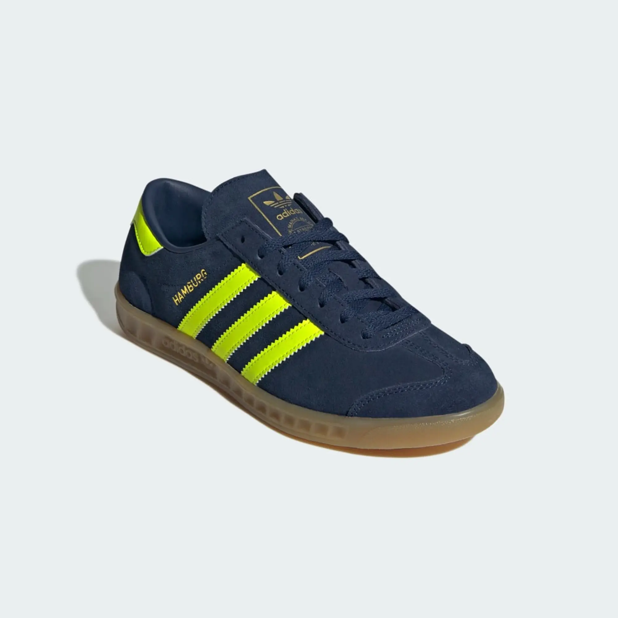 adidas Originals Sneakers Adidas Hamburg W Night Indigo Semi Yellow Gold Metalic Eur 40 2 3 JS0678 FOOTY.COM