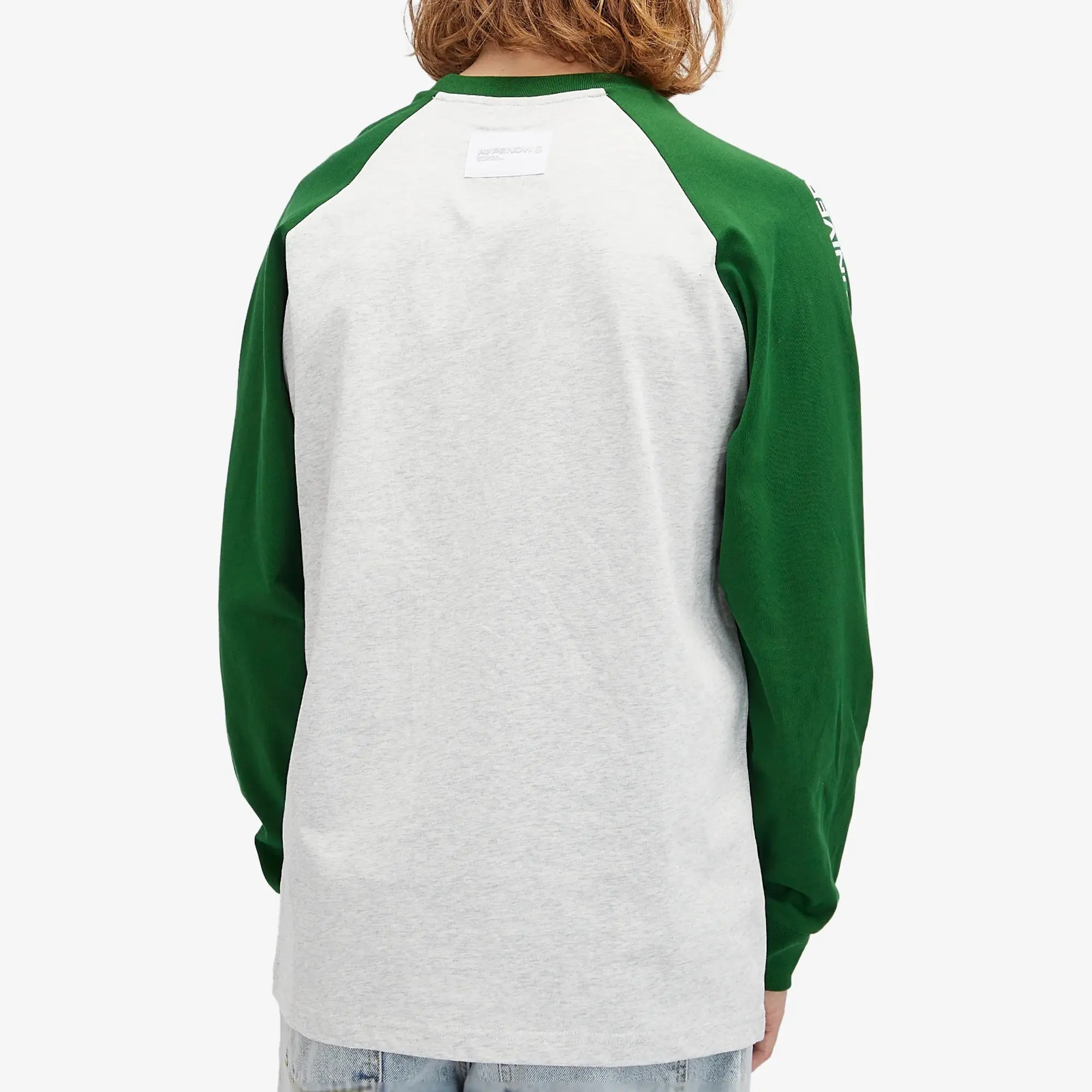 A Bathing Ape AAPE Now Raglan Long Sleeve T-Shirt Green