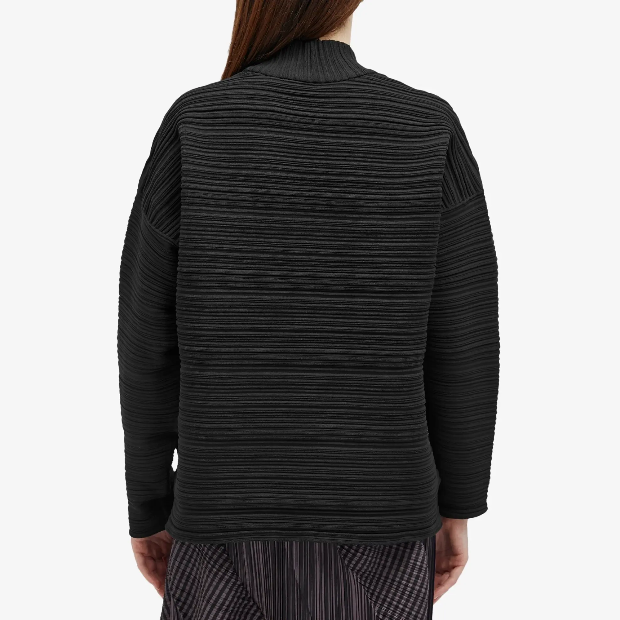 Pleats Please Issey Miyake Women's Knit 15-Black