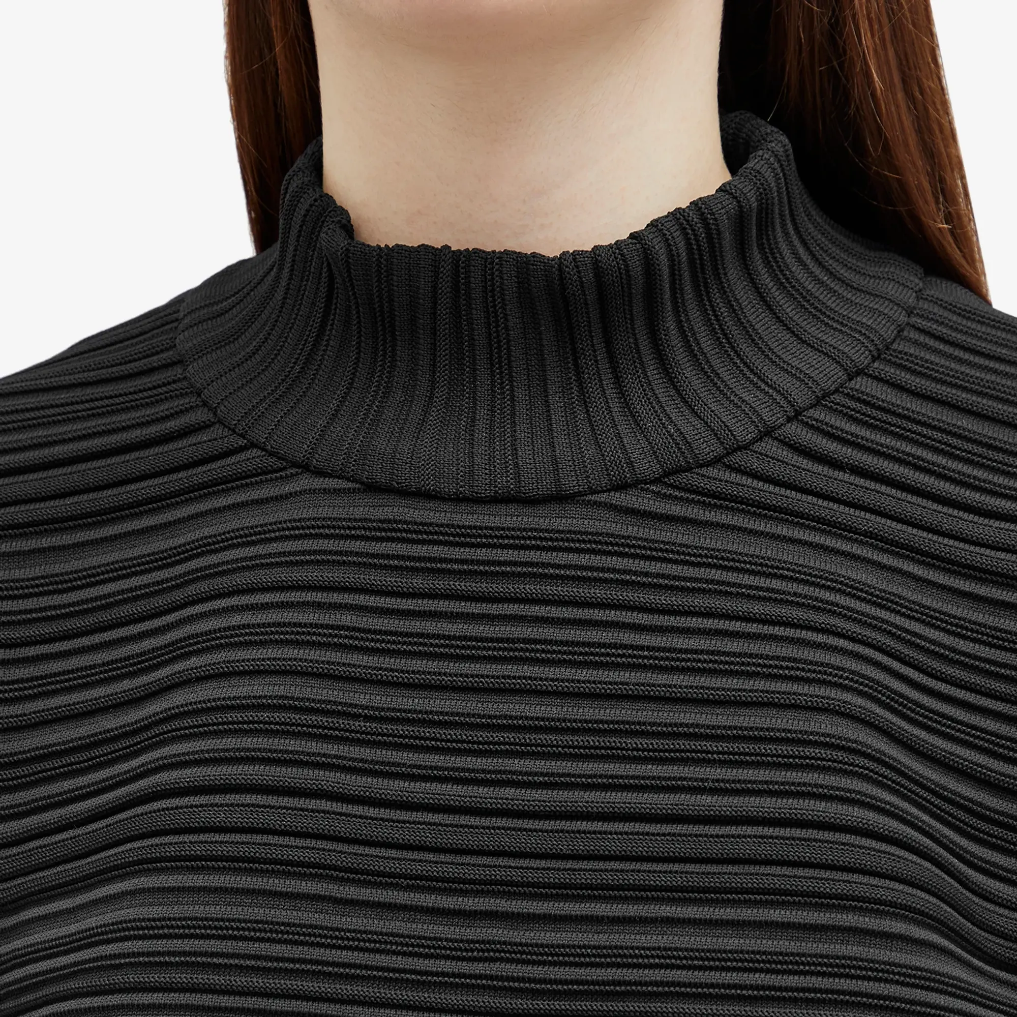 Pleats Please Issey Miyake Women's Knit 15-Black