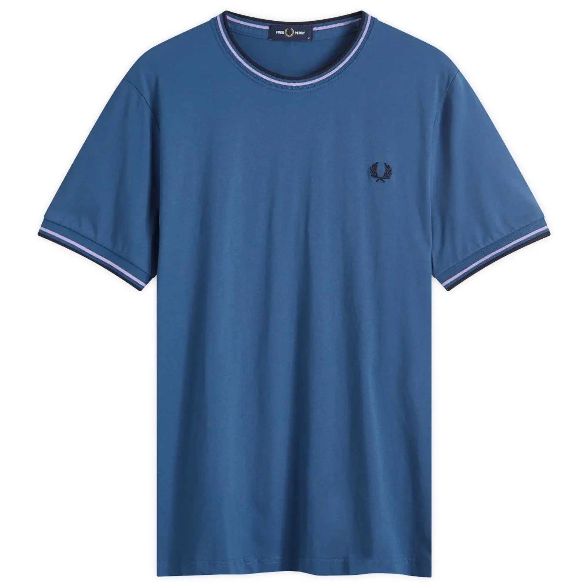 Fred Perry Twin Tipped T-Shirt In Blue