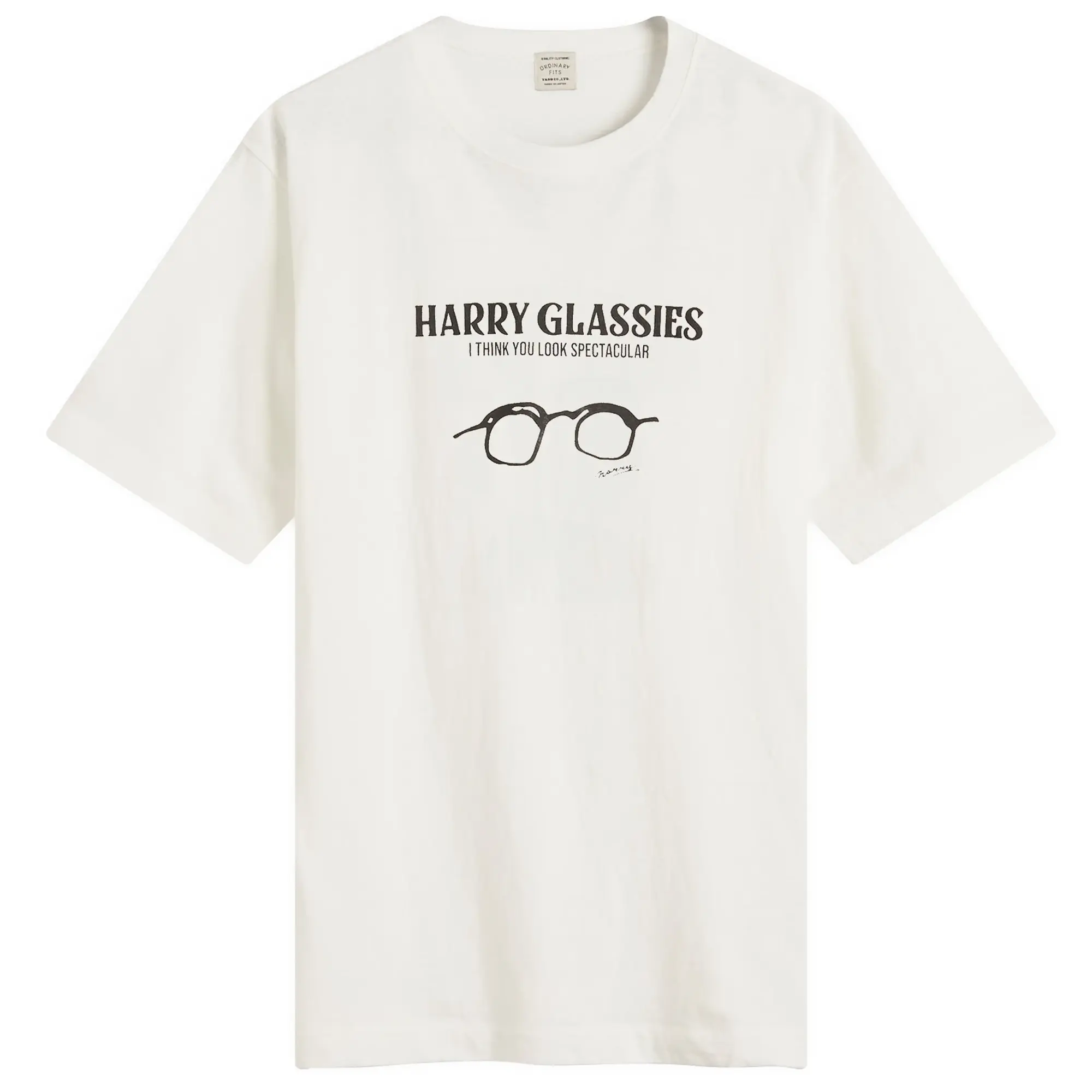 Ordinary Fits Men's Harry Printed T-Shirt Off-White