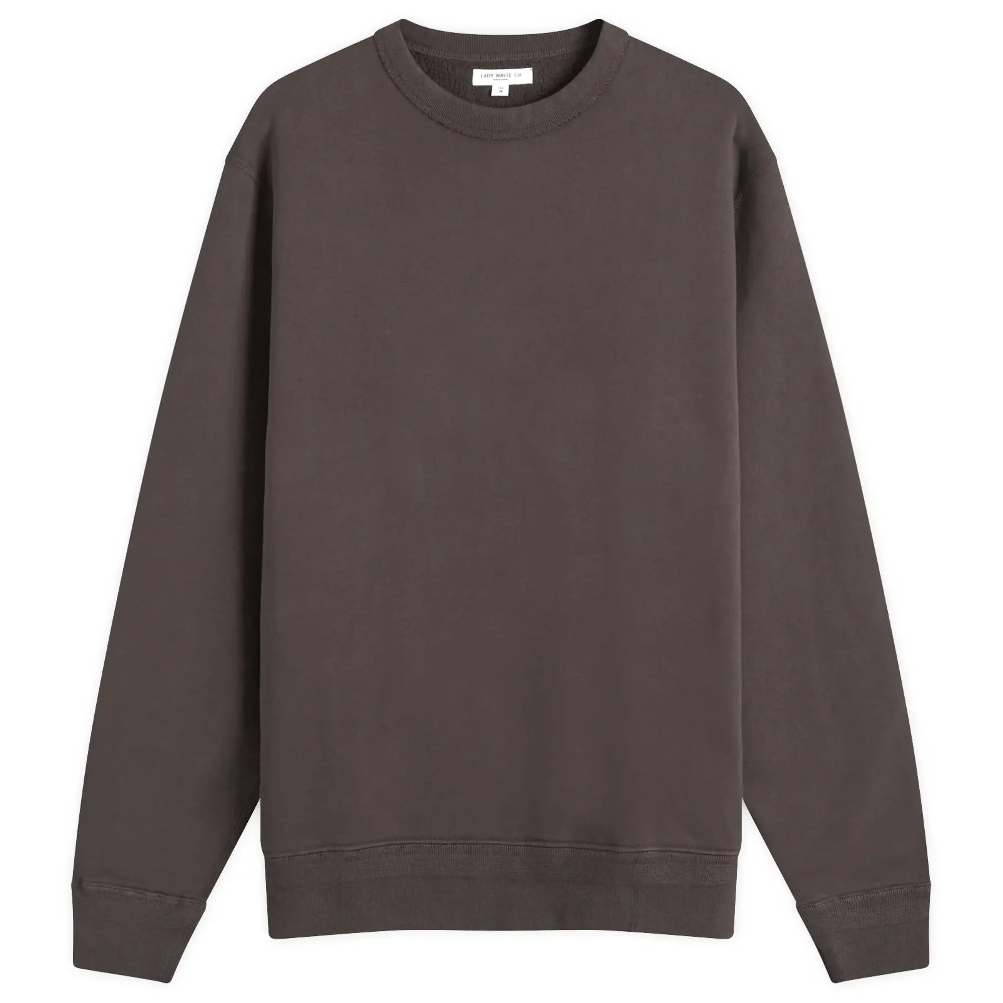 Lady White Co. Men's 44 Fleece Crew Sweatshirt Tire Black