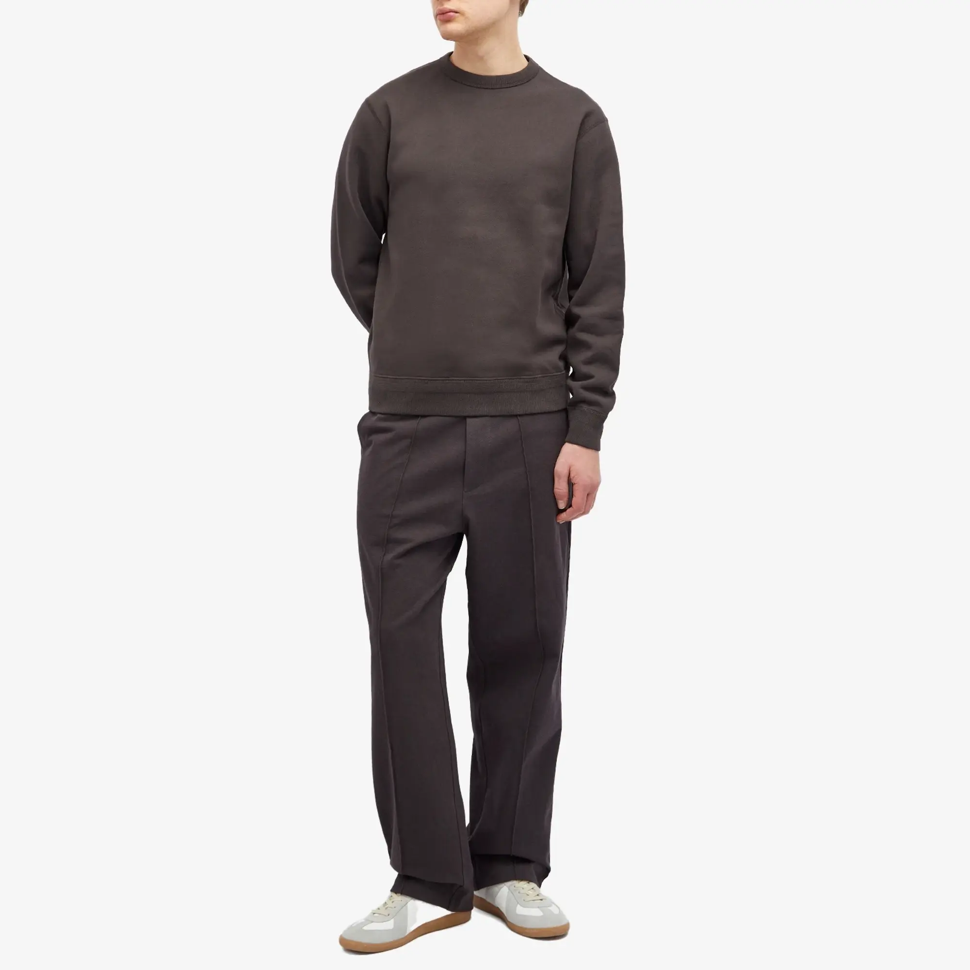 Lady White Co. Men's 44 Fleece Crew Sweatshirt Tire Black