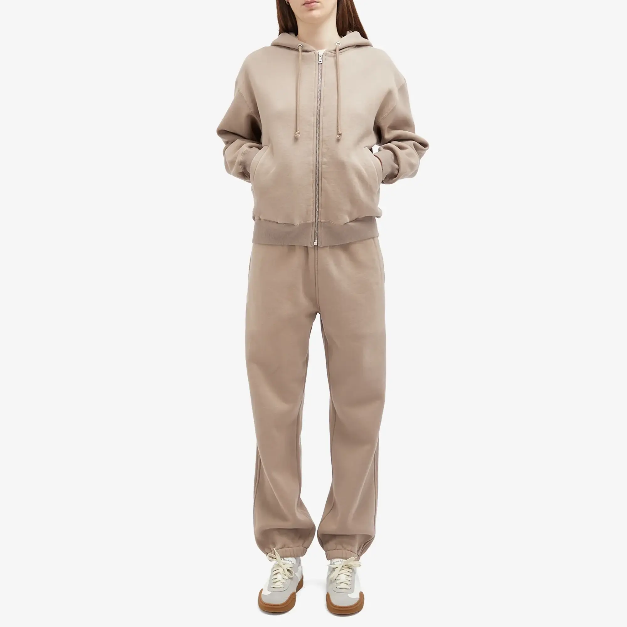 Auralee Women's Smooth Soft Sweat Pants Olive Brown