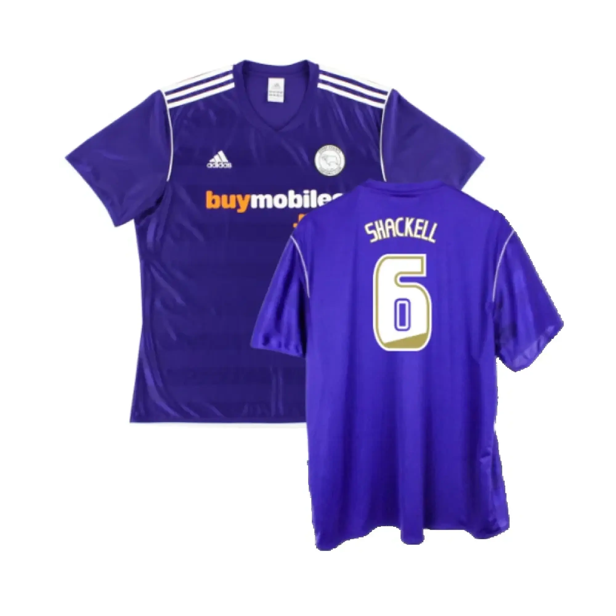 adidas Derby County Mens SS Away Shirt 2011/12