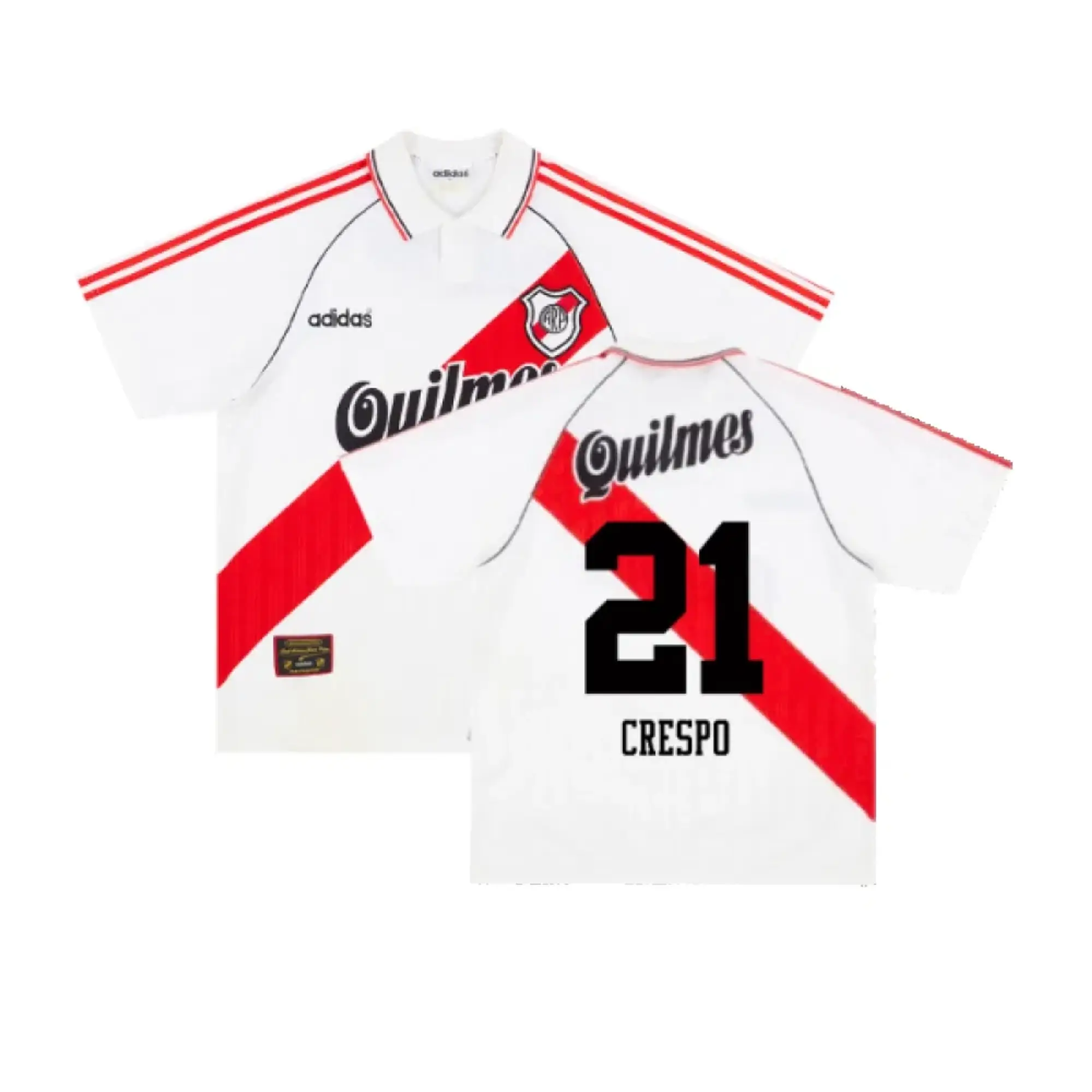 adidas River Plate Mens SS Home Shirt 1995/96