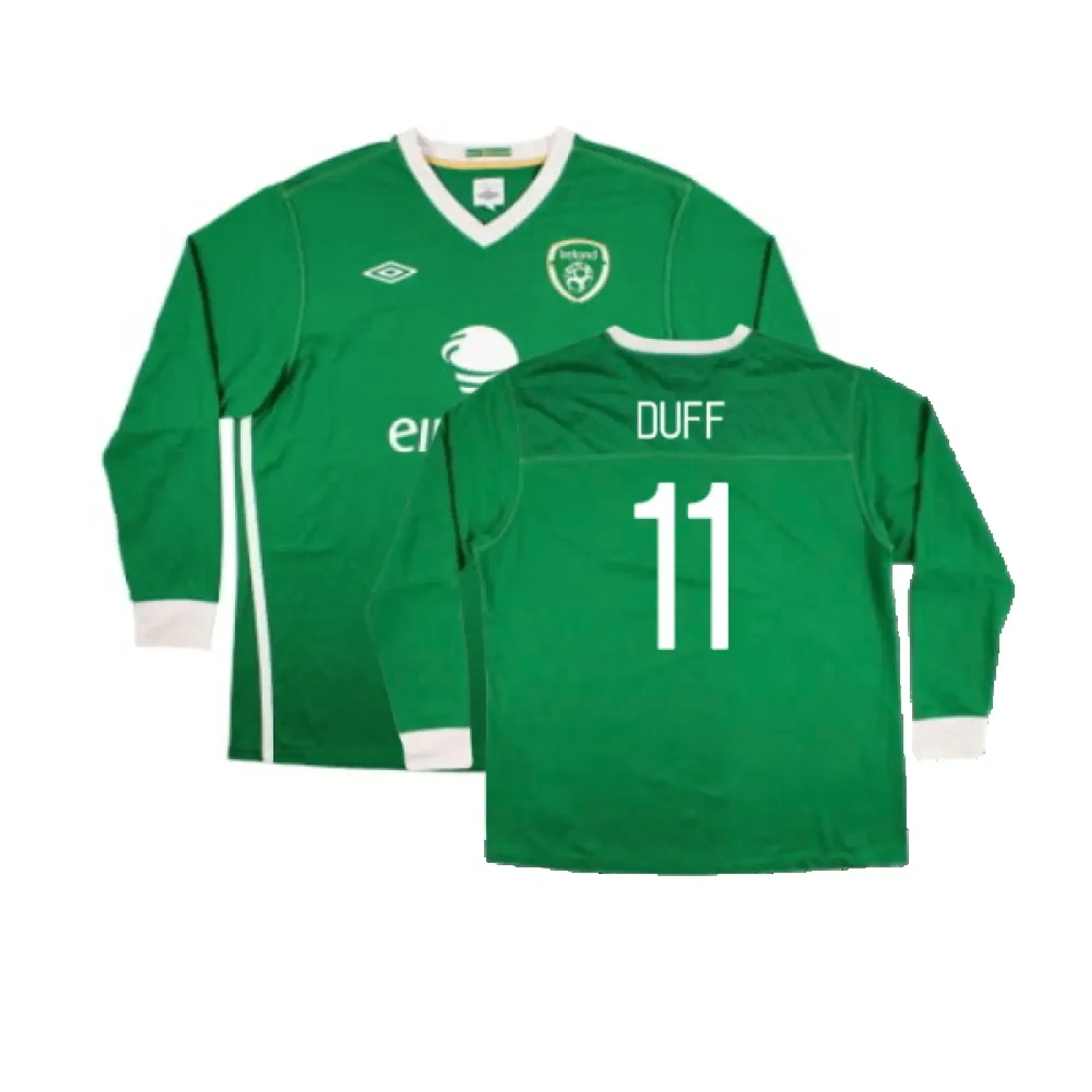 Umbro Republic of Ireland Mens LS Home Shirt 2011