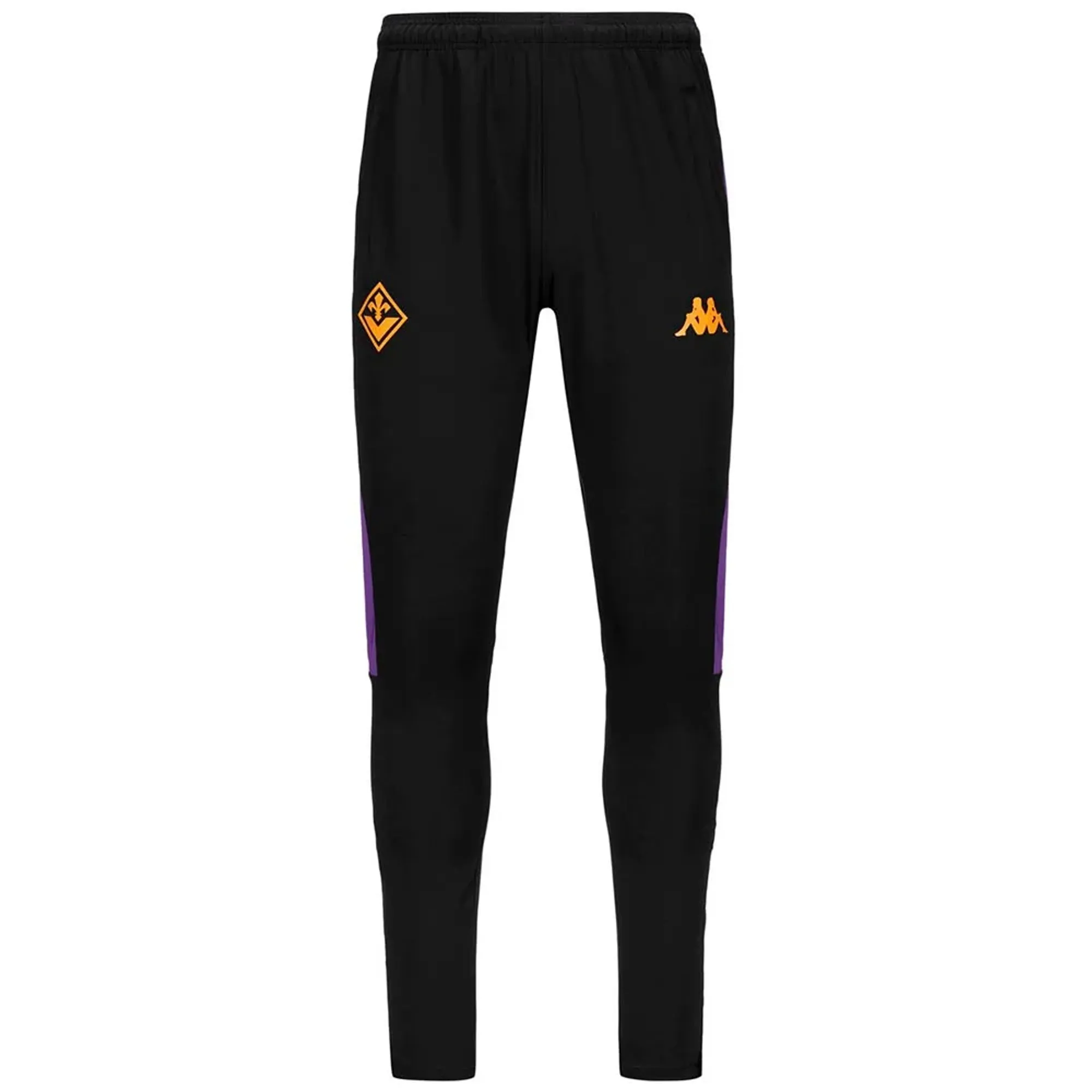 Fiorentina Training Pants (Black) 2024-2025 Men's Polyester Made By: Kappa
