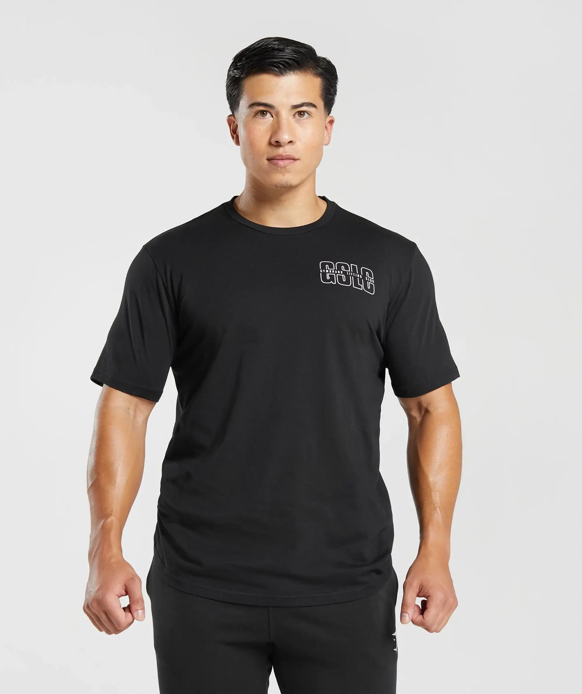 Gymshark Lifting Club T-Shirt - Black