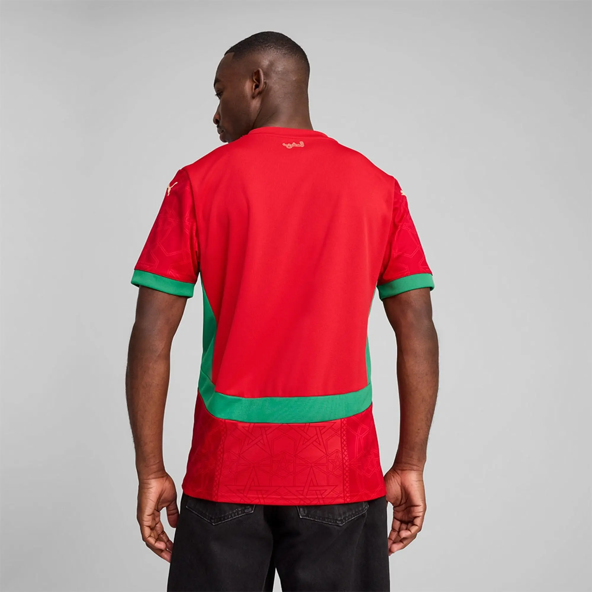 PUMA Morocco 2025 Home Shirt - Red - Mens