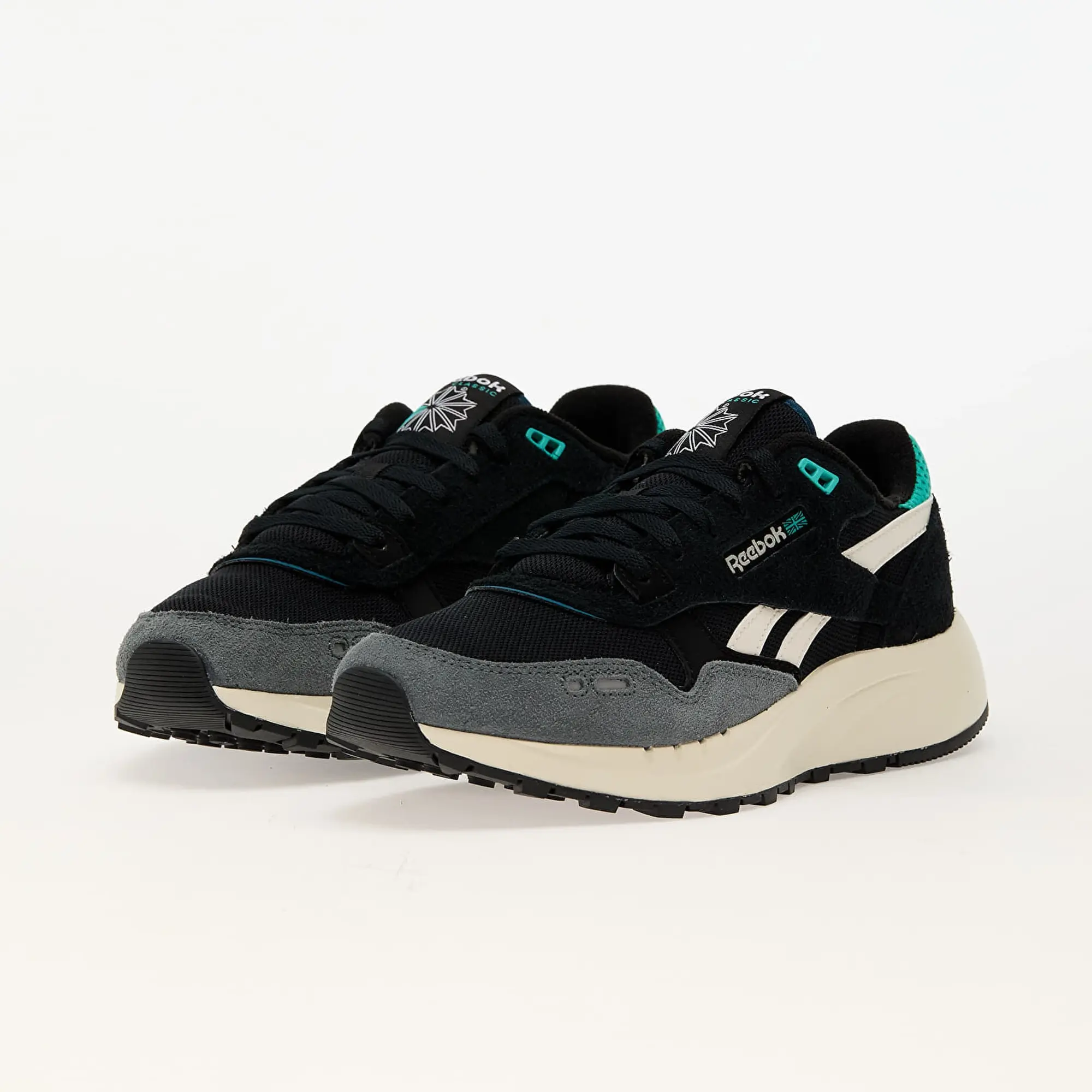 Sneakers Reebok Classic Leather 2400 Black/ Escape Blue/ Vintage Chalk Eur 41