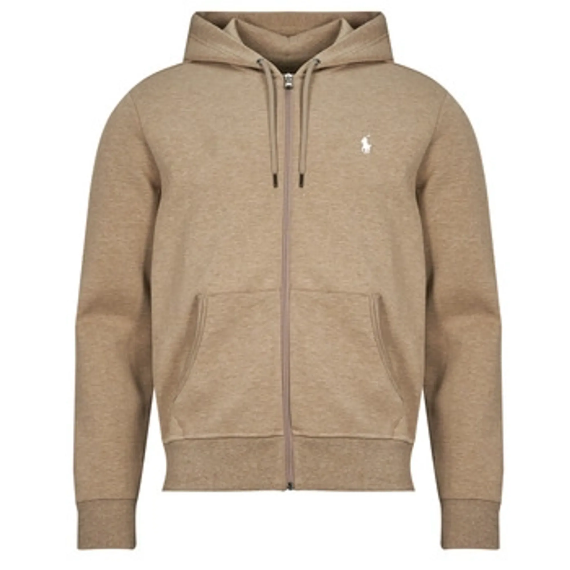 Polo Ralph Lauren  SWEATSHIRT ZIPPE EN DOUBLE KNIT TECH  men's Sweatshirt in Beige