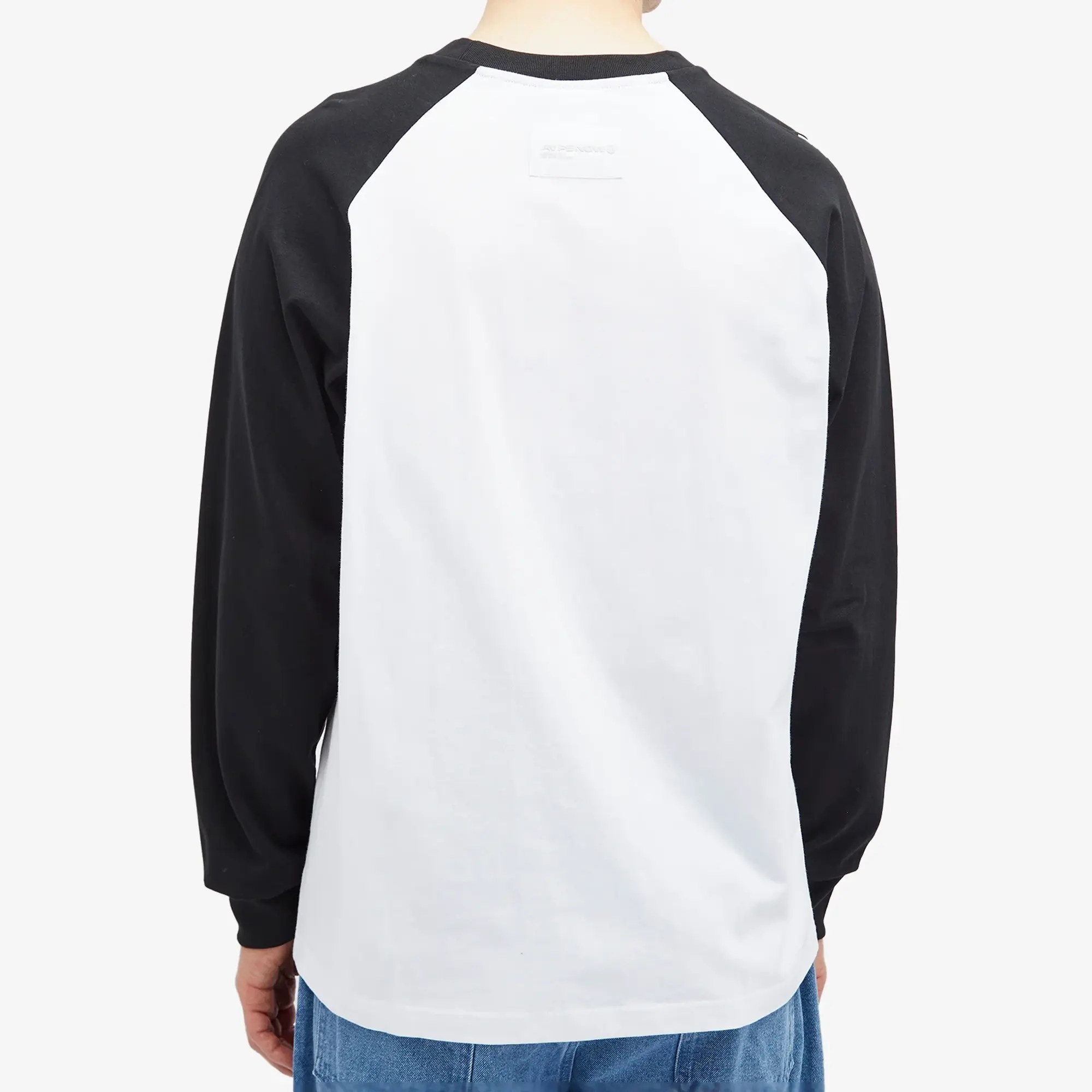 A Bathing Ape AAPE Now Raglan Long Sleeve T-Shirt Black