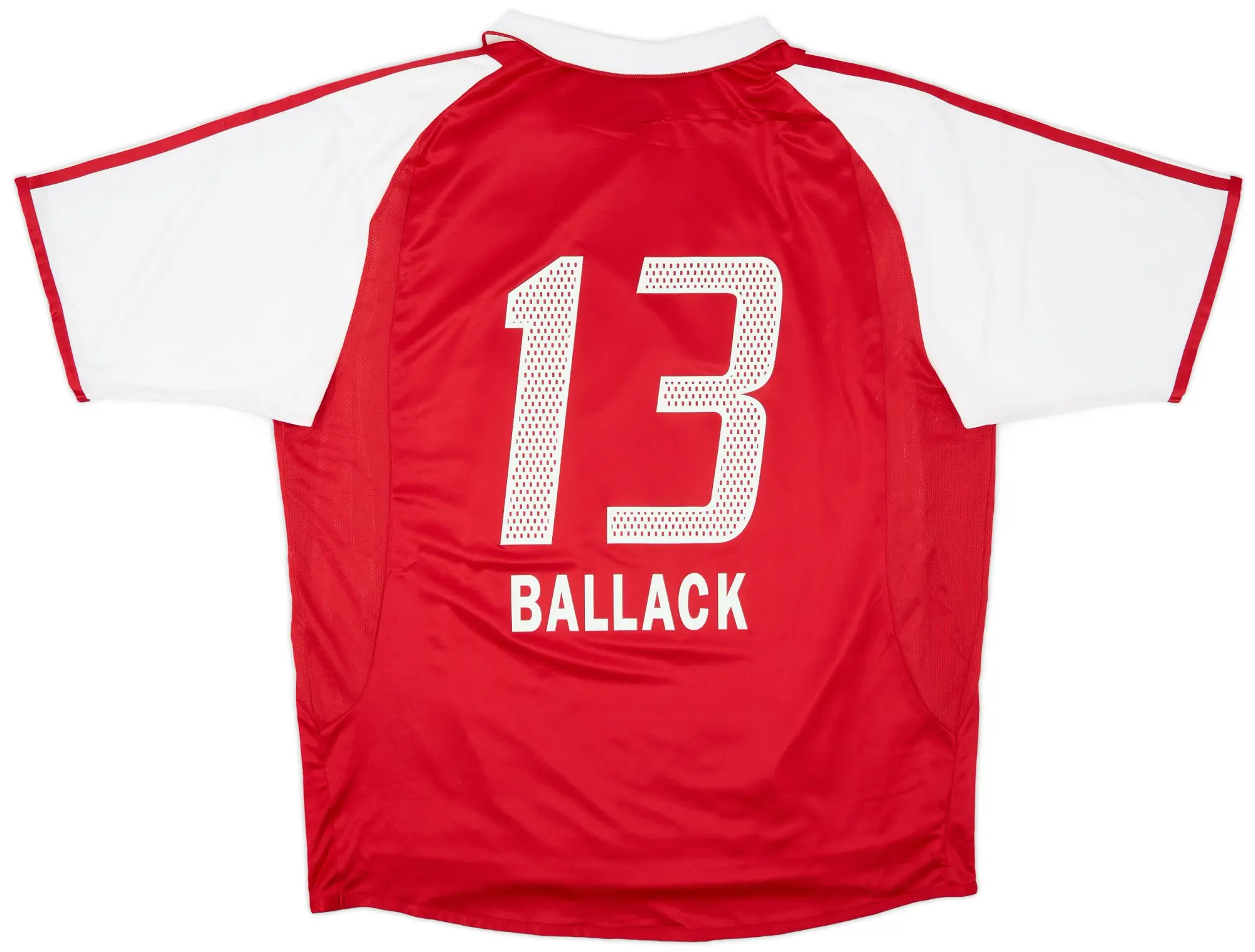 adidas 2003-04 Bayern Munich Player Issue Home Shirt Ballack #13 - 8/10 - (XL)