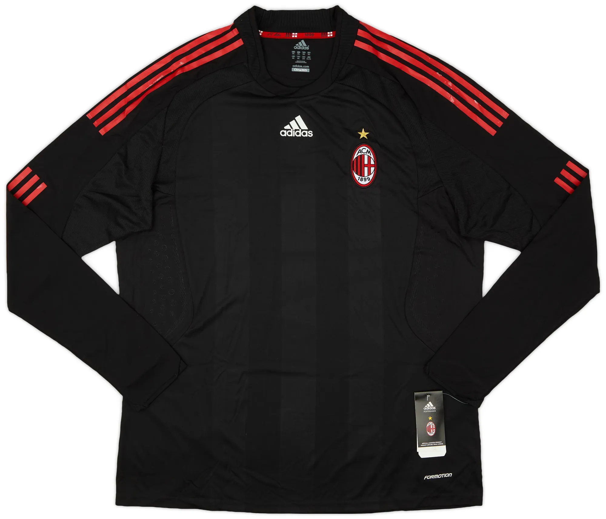 adidas 2008-09 AC Milan Player Issue Third L/S Shirt Kaka #22 (XXL