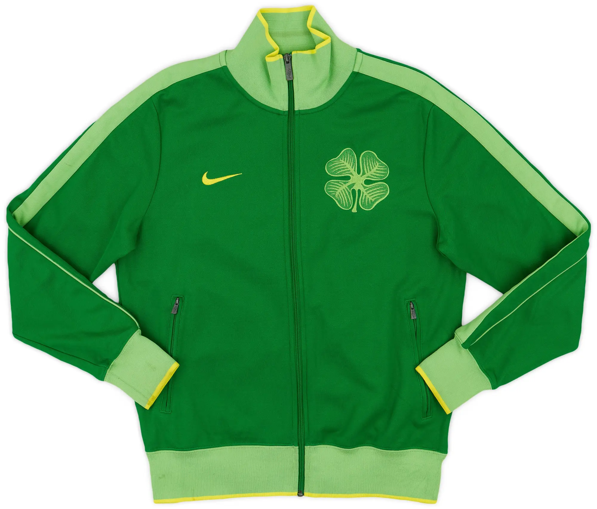 2010-11 Celtic Nike N98 Track Jacket - 8/10 - (M)