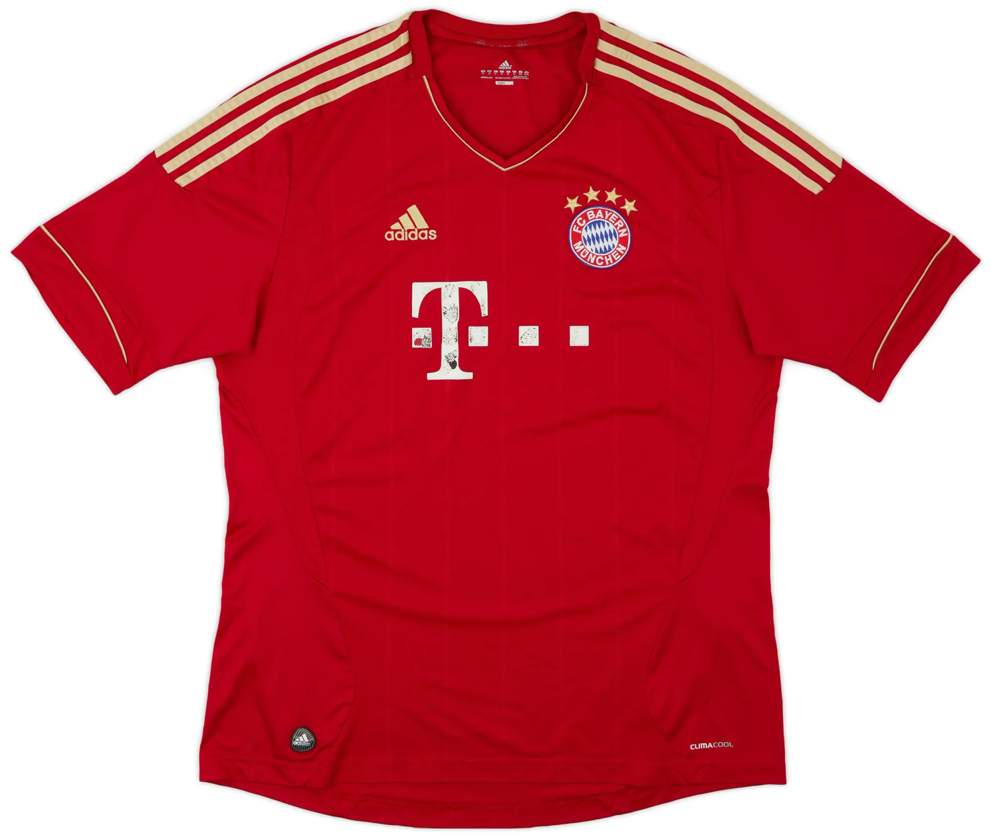 adidas 2012-13 Bayern Munich Home Shirt - 4/10 - (XL)