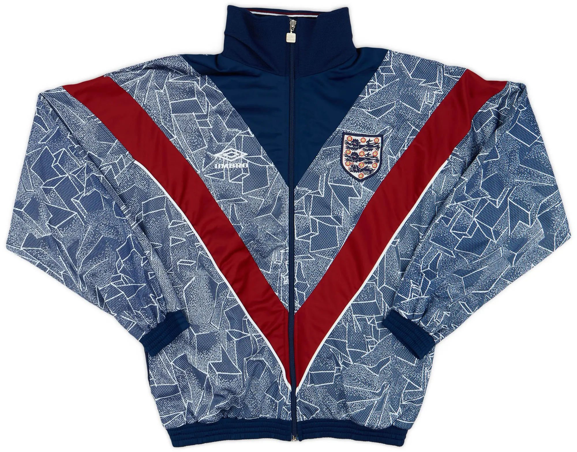 1993-95 England Umbro Track Jacket - 9/10 - (S)