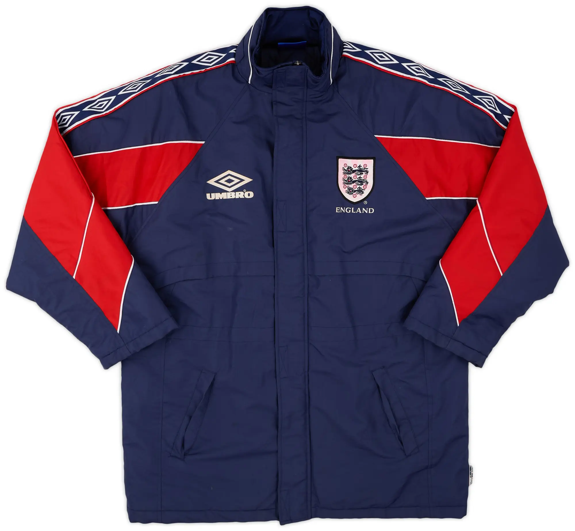 1998-00 England Umbro Padded Bench Coat - 6/10 - (L)