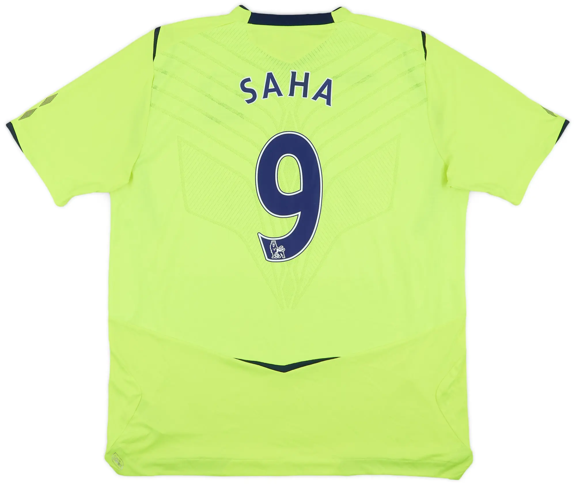 Umbro 2008-09 Everton Third Shirt Saha #9 - 8/10 - (XXL)