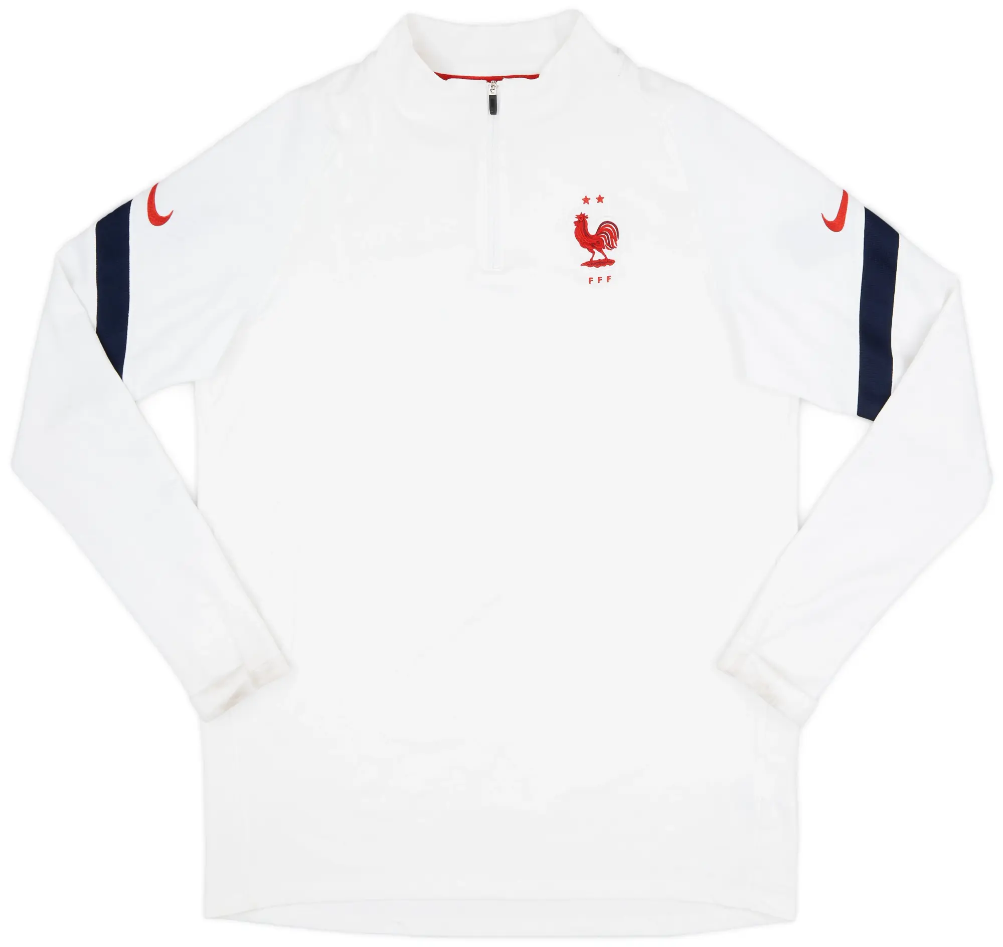 2020-21 France Nike 1/4 Zip Training Top - 8/10 - (L)