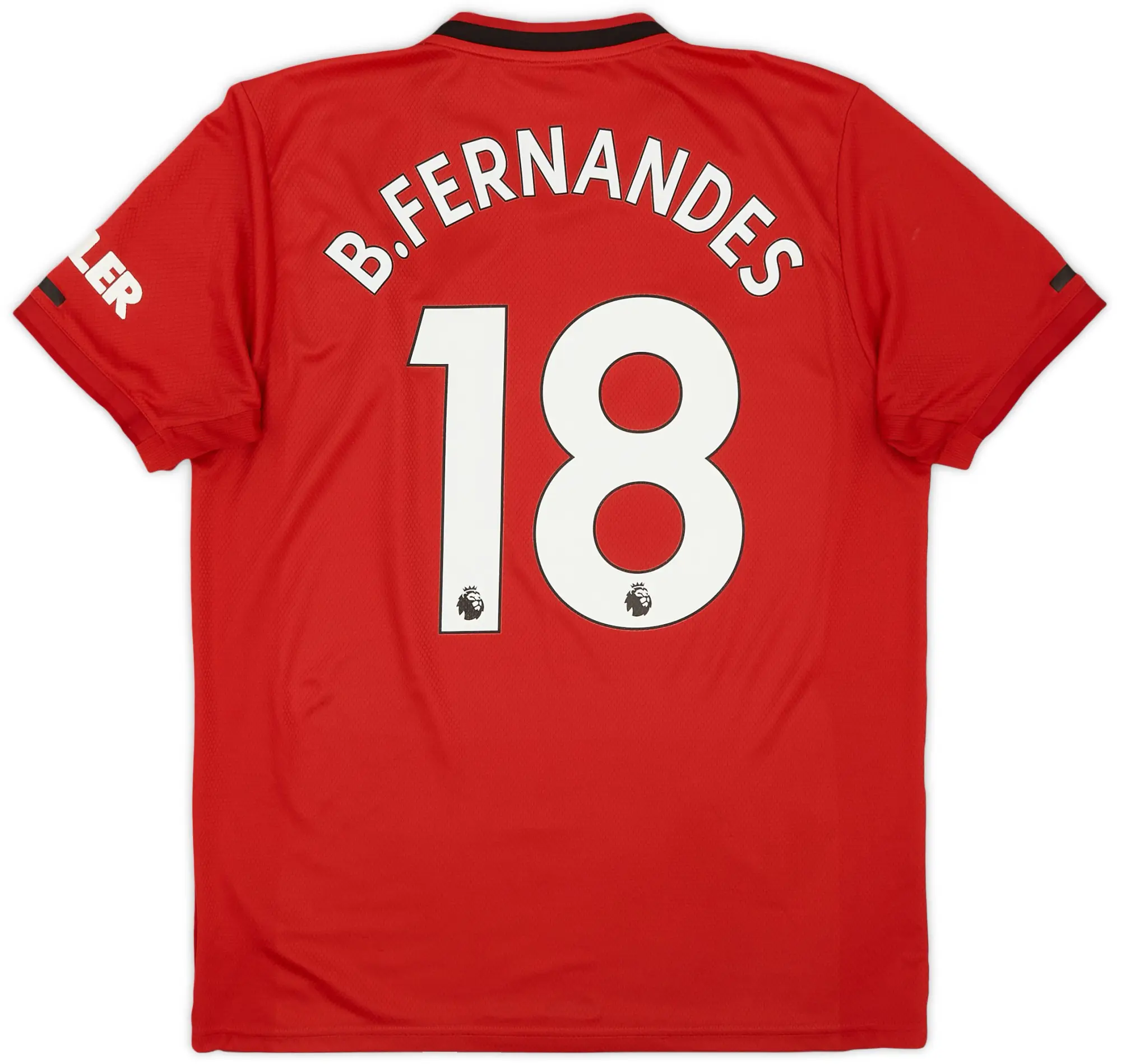 adidas 2019-20 Manchester United Home Shirt B.Fernandes #18 - 9/10 - (L)