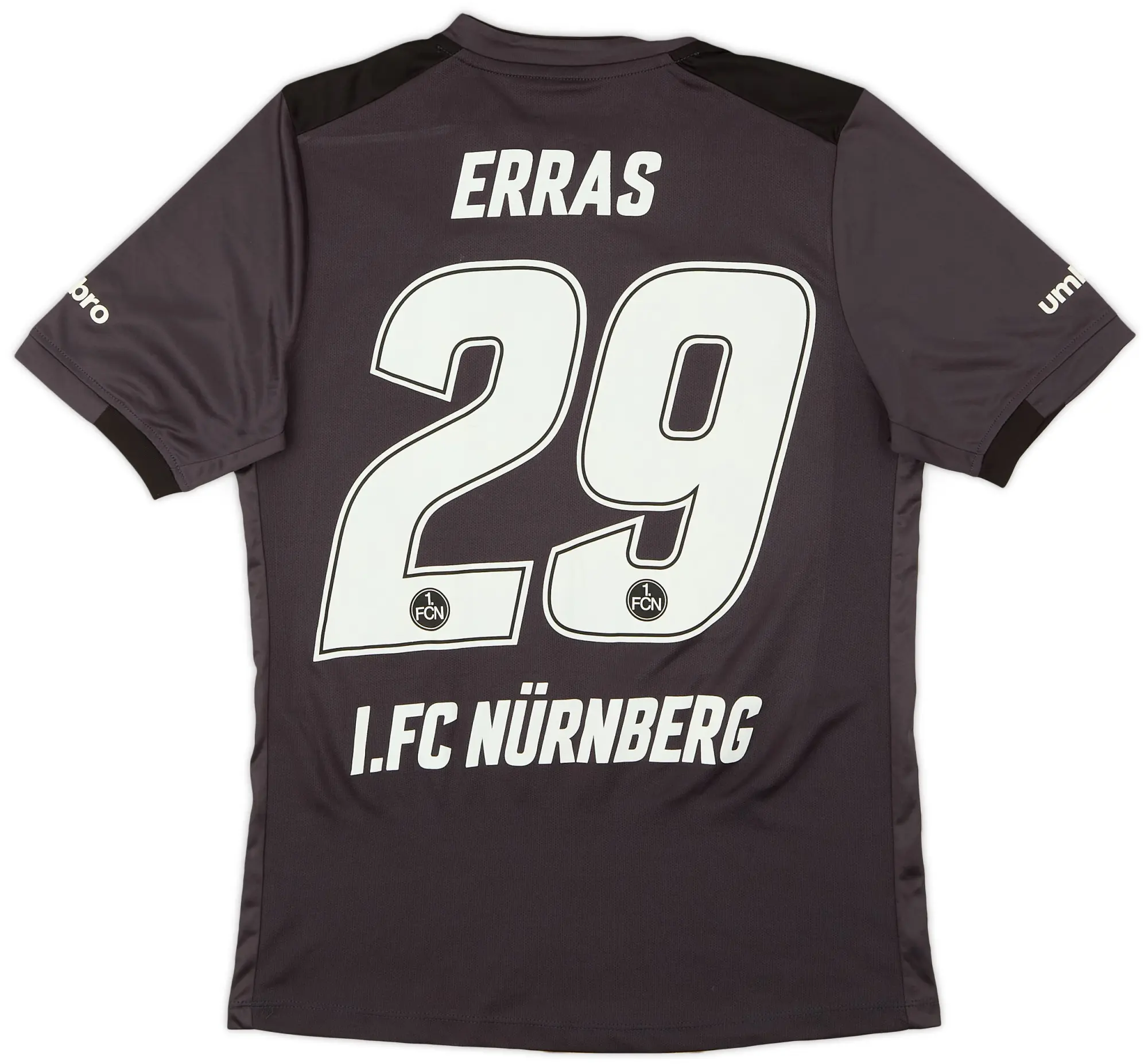 Umbro 2016-17 Nurnberg Third Shirt Erras #29 - 7/10 - (XL.Boys)