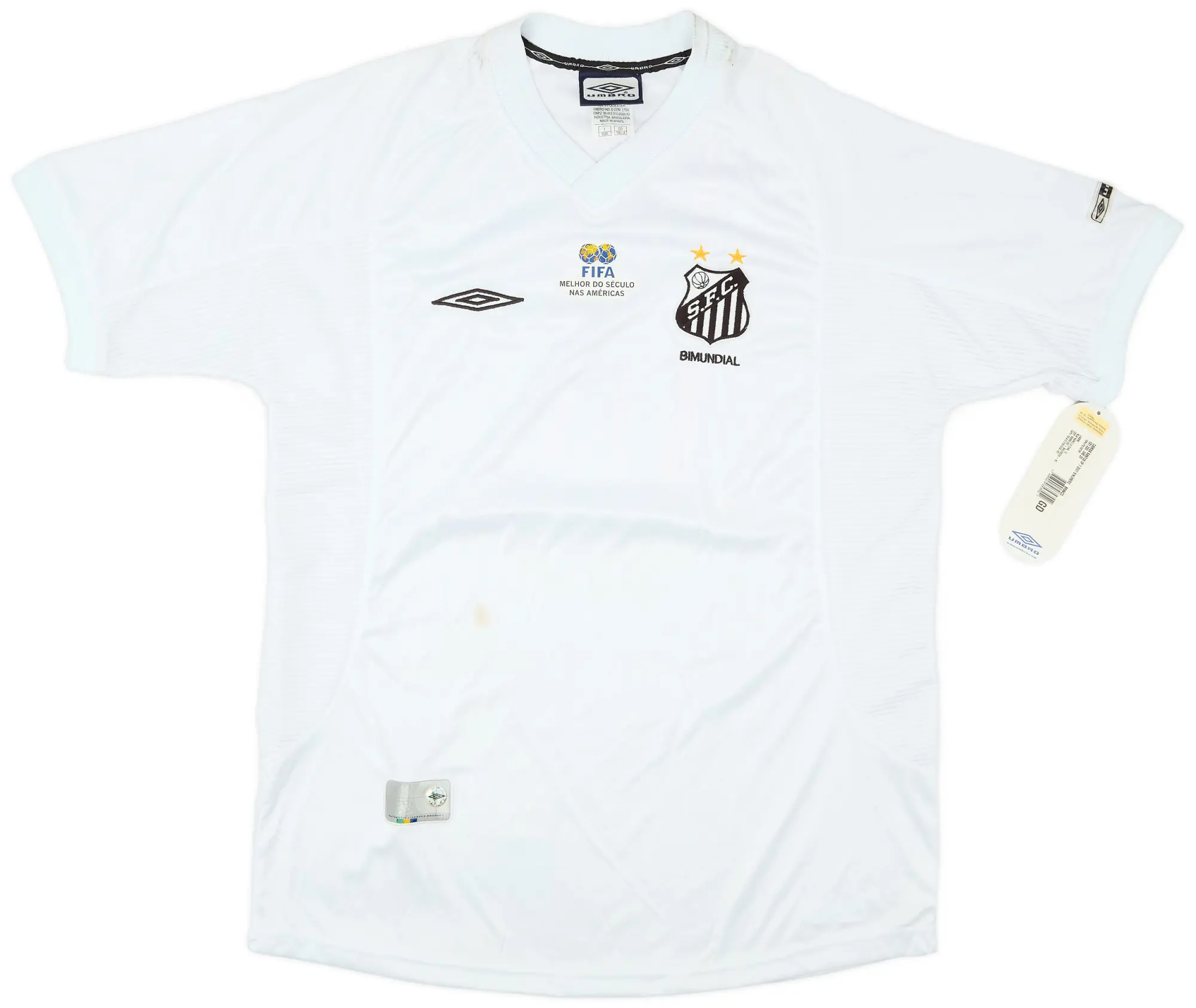 Umbro 2001 Santos Home Shirt (L)