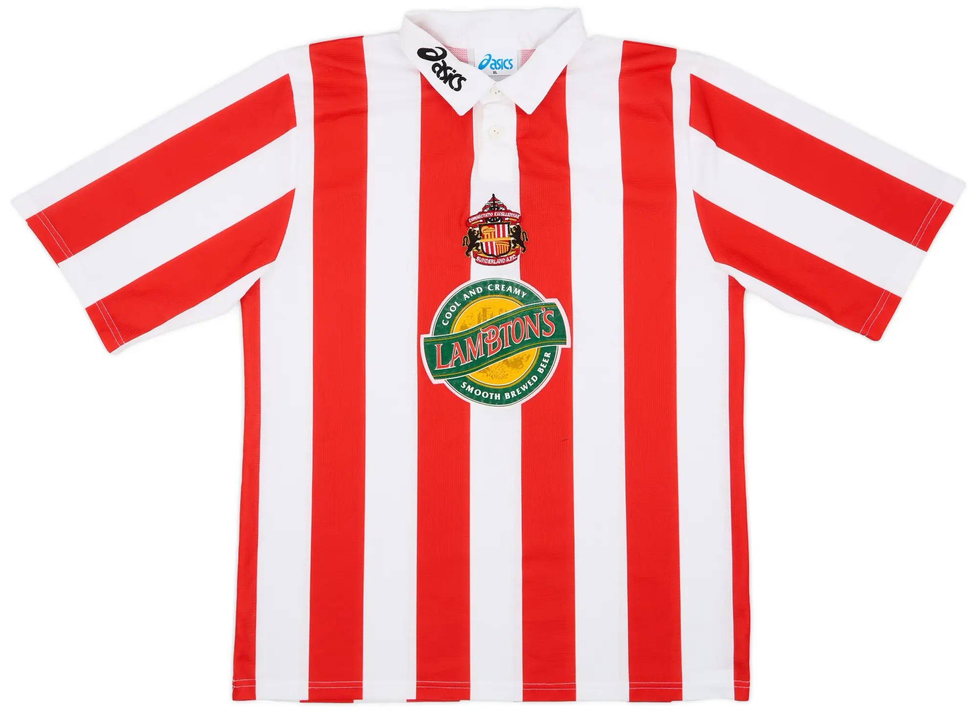 Asics 1997-99 Sunderland Home Shirt - 9/10 - (XL)