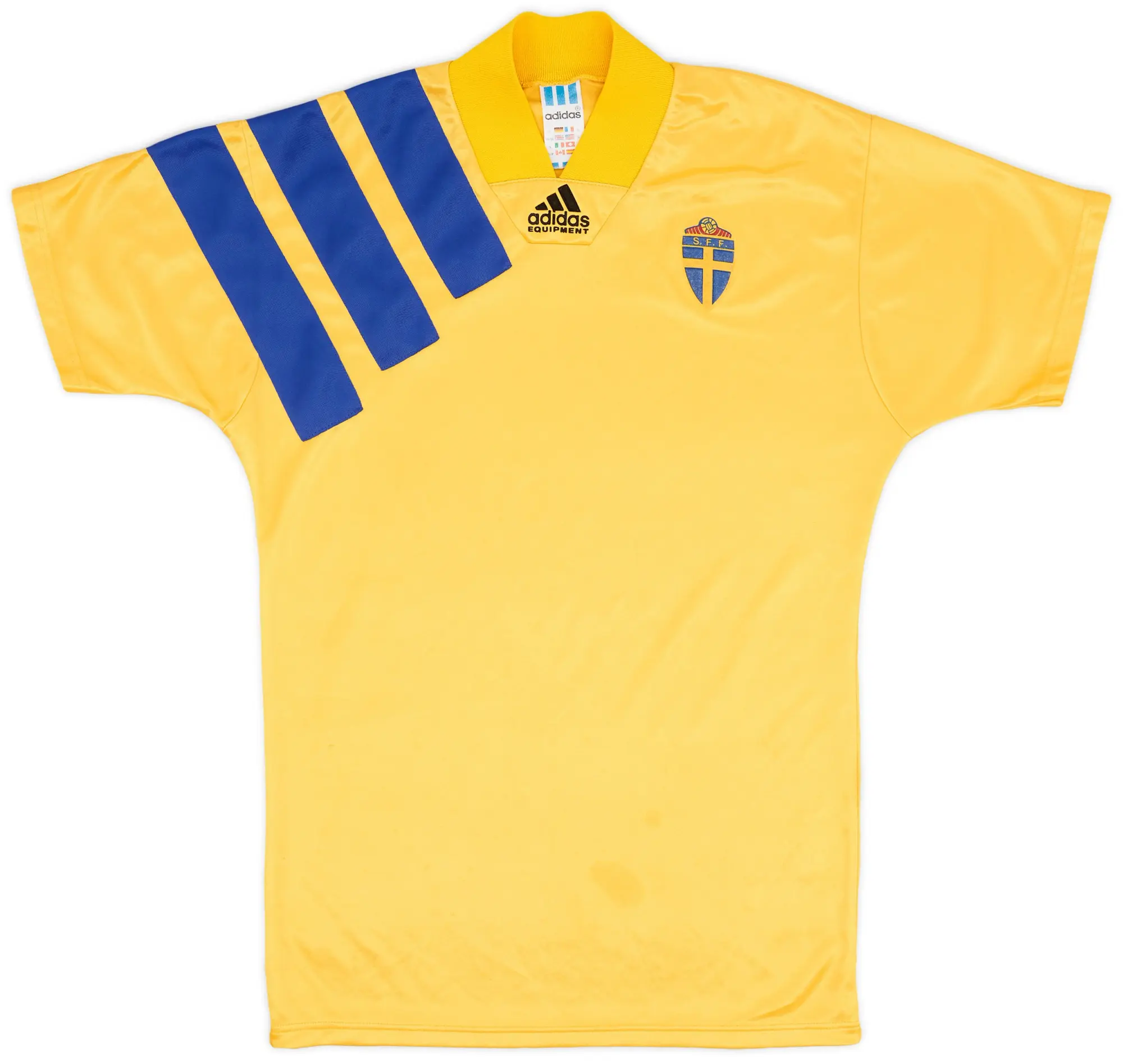 adidas 1992-94 Sweden Home Shirt - 8/10 - (S)