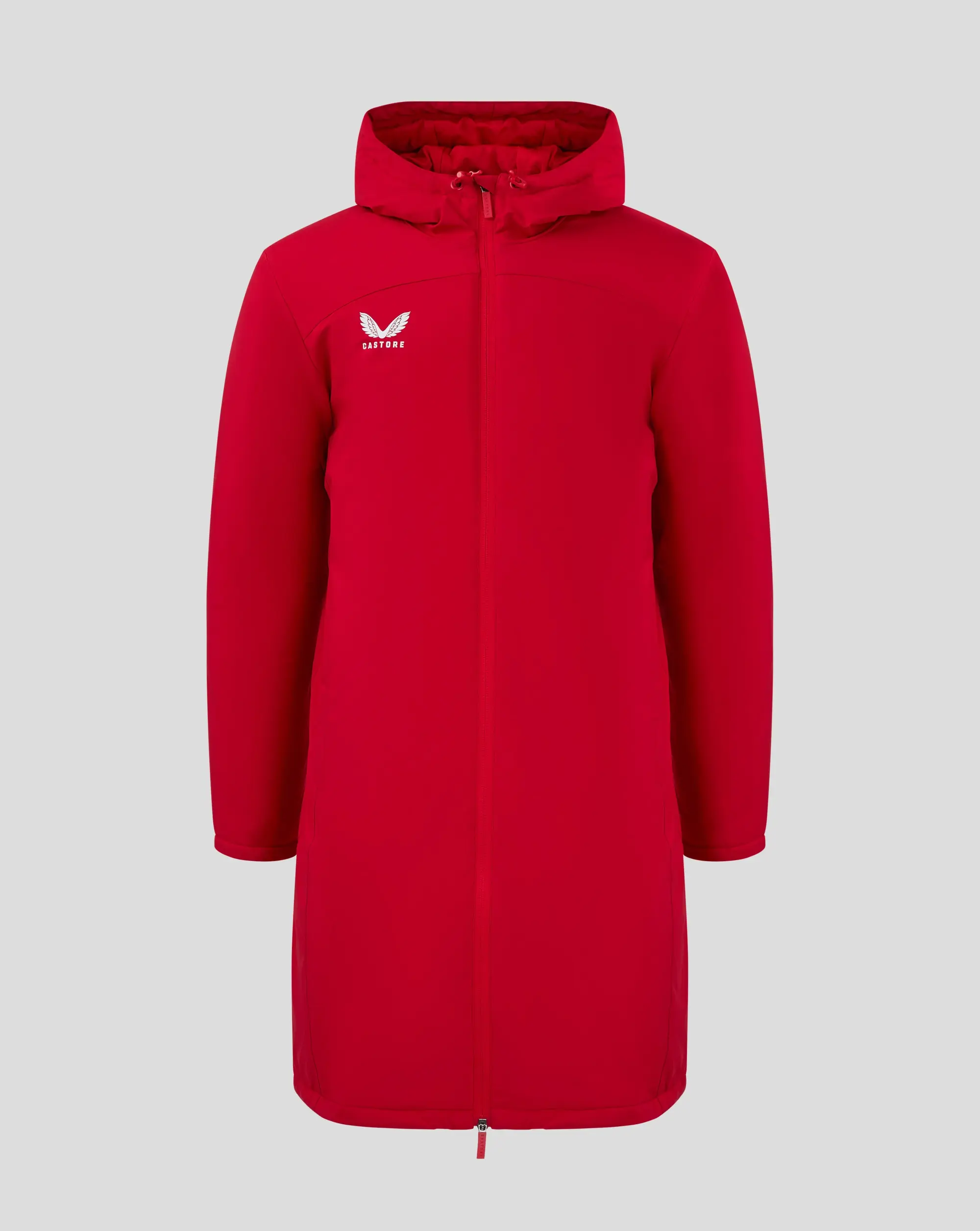 Castore Mens Long Length Bench Jacket - Caviar