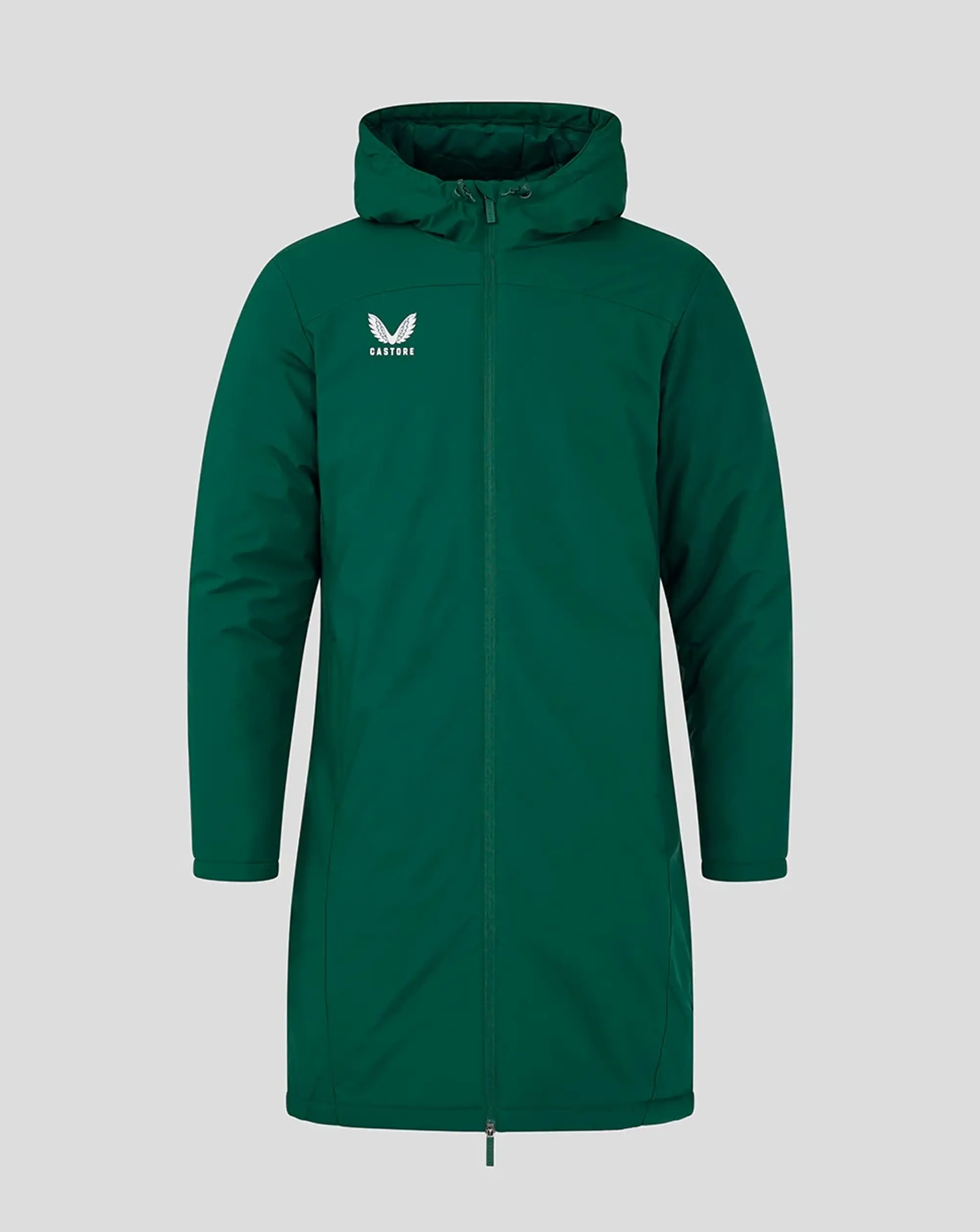 Castore Mens Long Length Bench Jacket - Caviar