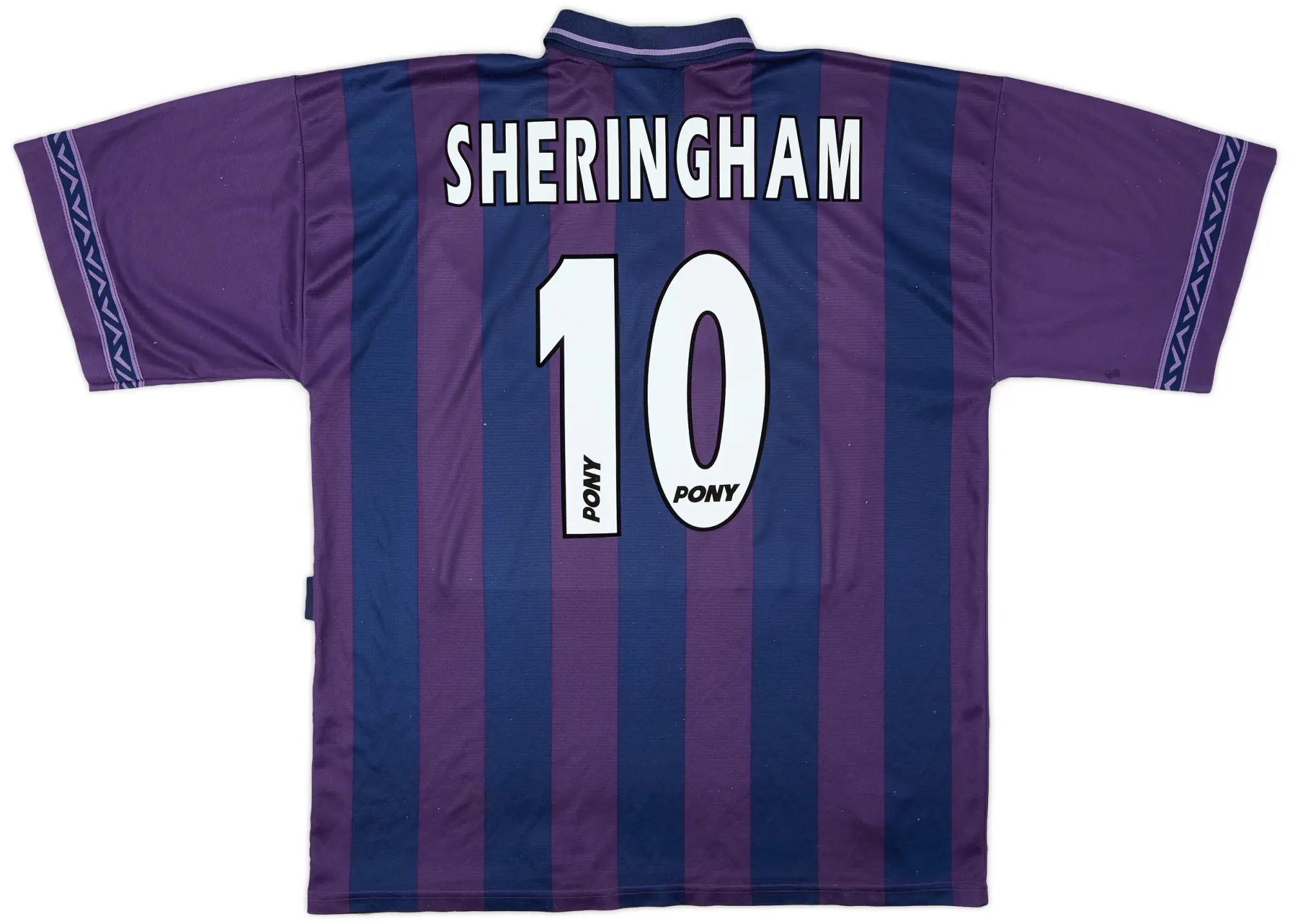 1995-97 Tottenham Away Shirt Sheringham #10 - 6/10 - (XL)