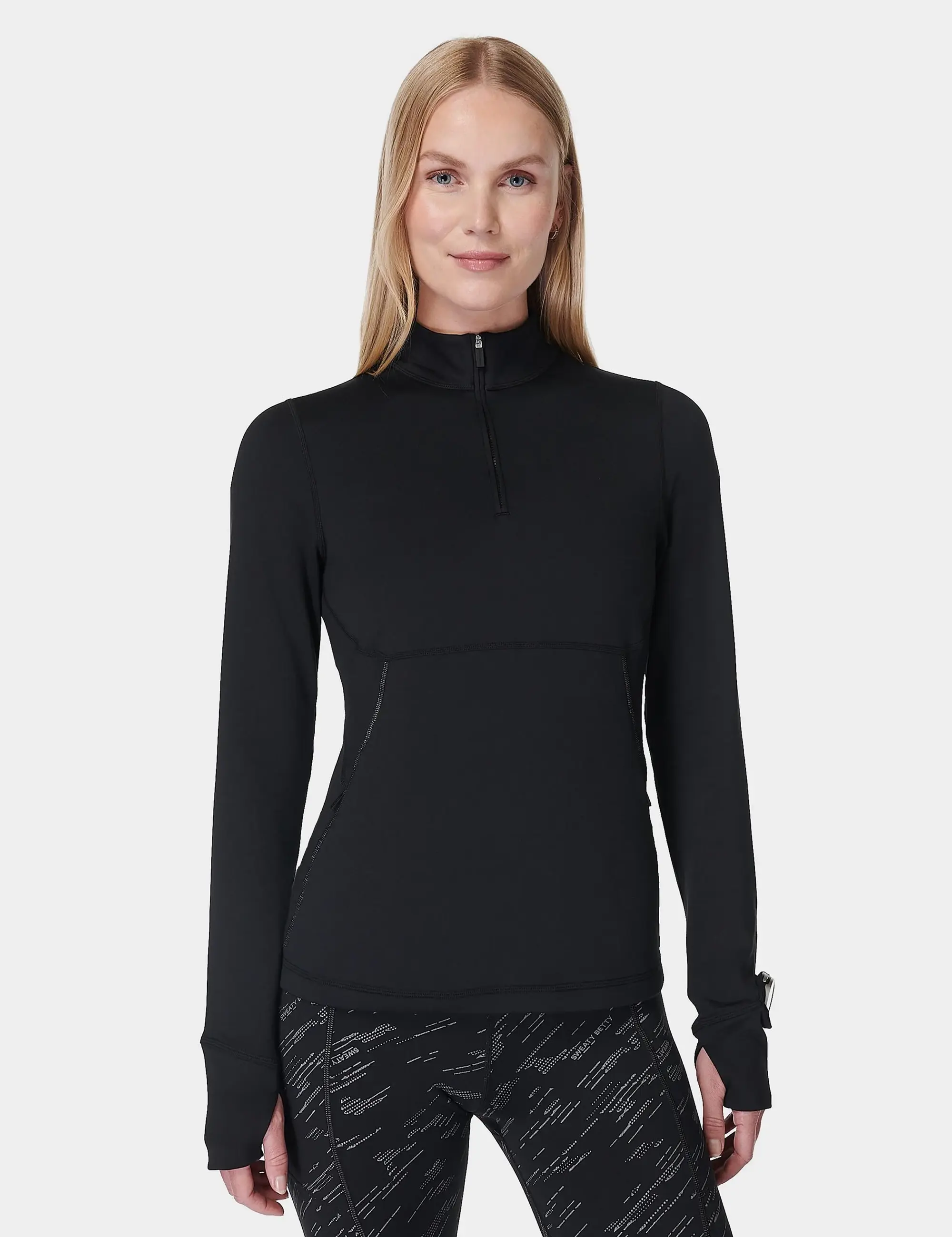 Nike Sweaty Betty Women's Therma Boost Running Half Zip - Black -  Size: XS