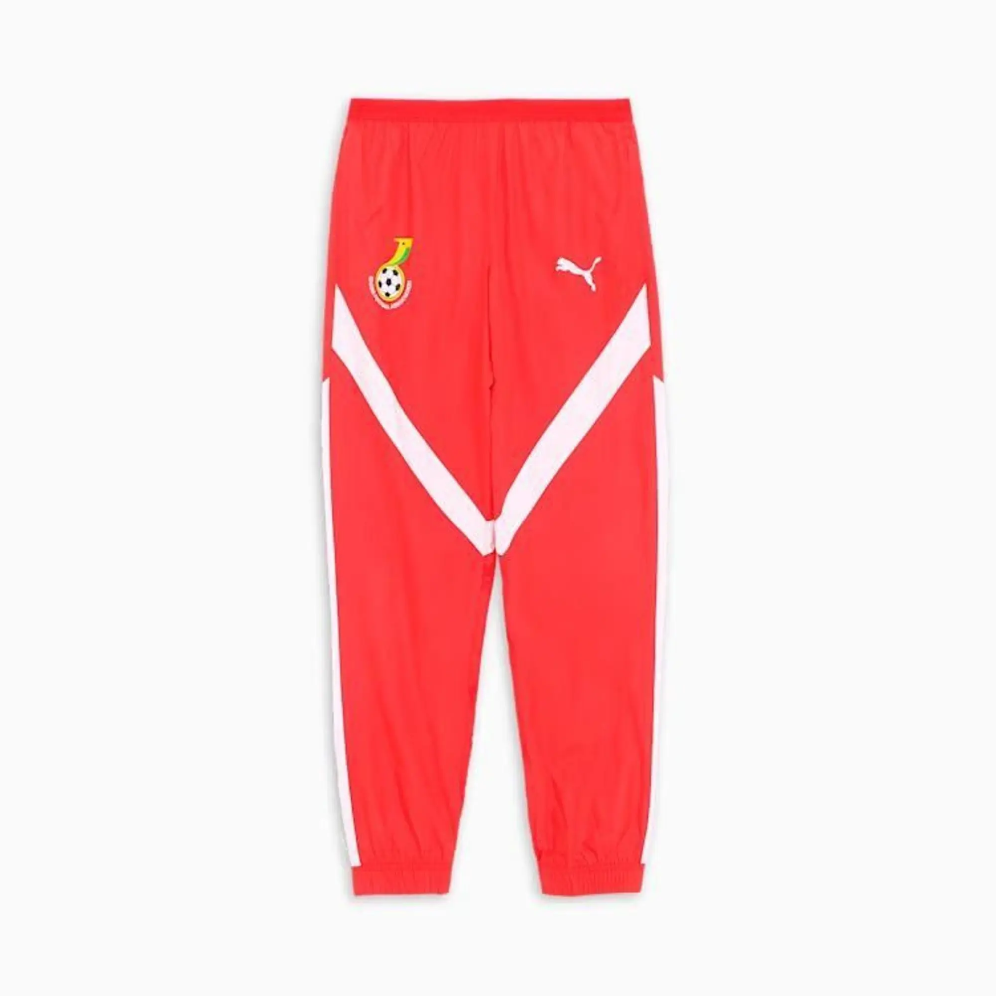 PUMA Ghana Pre Match Track Pants - Red - Mens