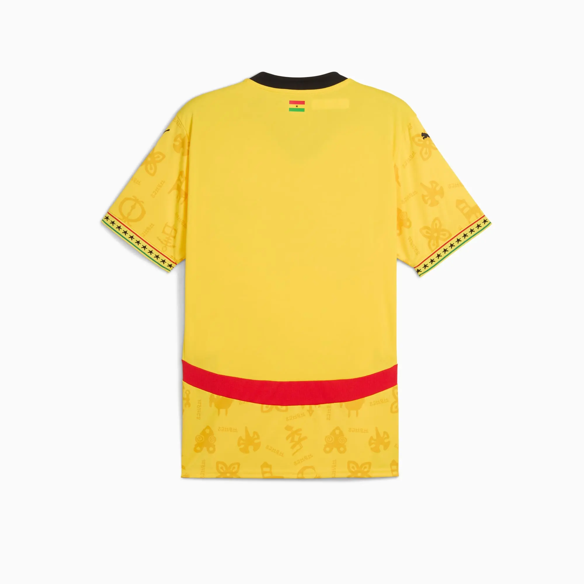 PUMA Ghana 2025 Away Jersey Men, PelÃ© Yellow/Black