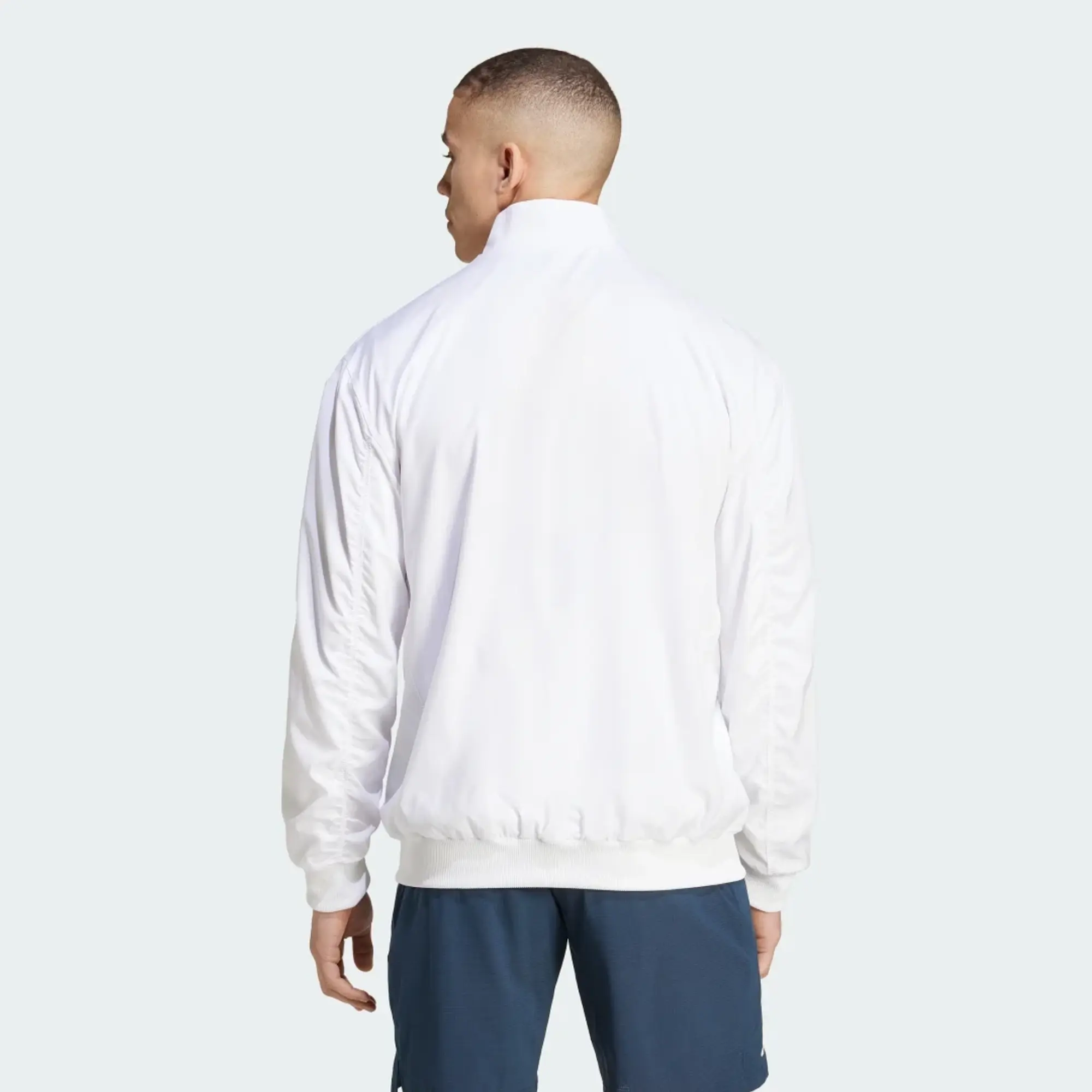 Adidas Tennis Walk-On Jacket In White